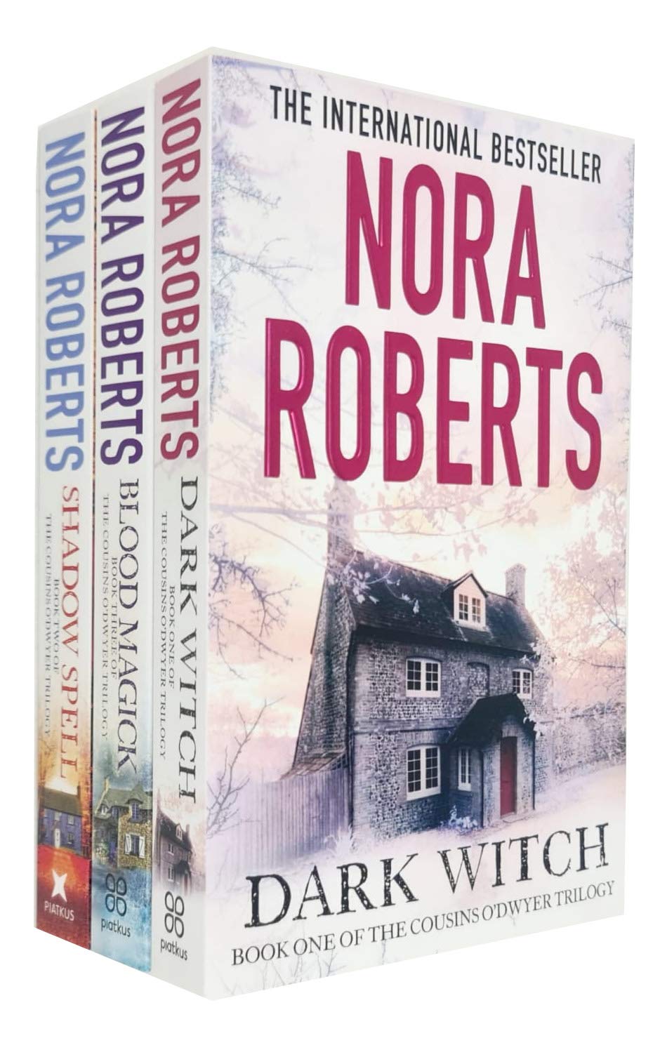 The Cousins O'Dwyer Trilogy 3-Book Set by Nora Roberts – Dark Witch, Shadow Spell, Blood Magick – Fantasy, Witchcraft, Magic, Mystery, Adventure