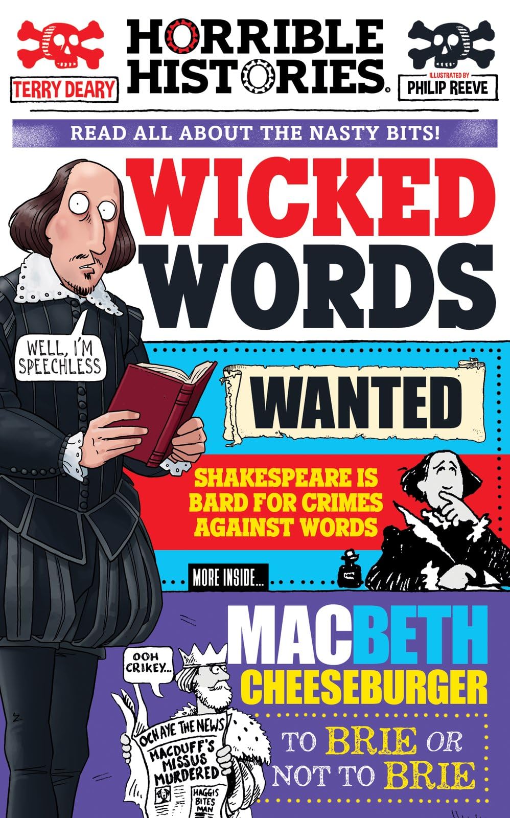 Wicked Words (Horrible Histories Special) by Terry Deary | Funny Facts, Fascinating History & Horrible Words | Paperback Book