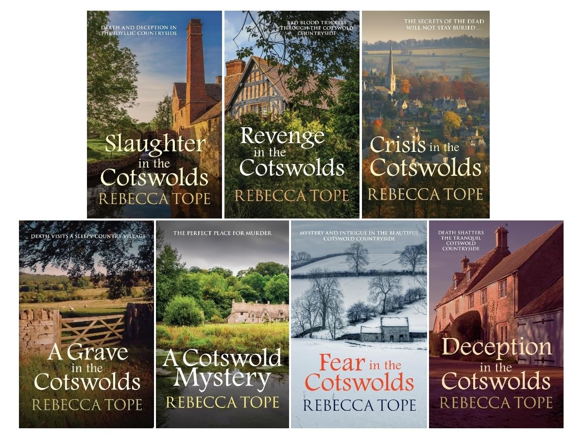 Rebecca Tope Cotswold Mystery Series Collection 7 Books Set (A Grave in the Cotswolds, Fear in the Cotswolds, A Cotswold Mystery and More) | Paperback