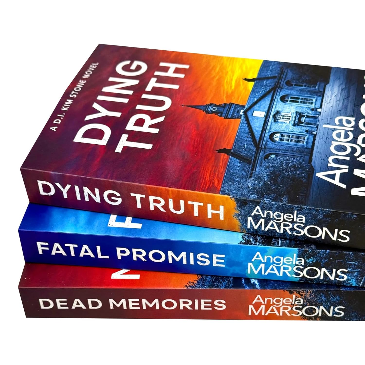 Detective Kim Stone Series 8-10 Collection 3 Books Set By Angela Marsons (Dying Truth, Fatal Promise & Dead Memories)