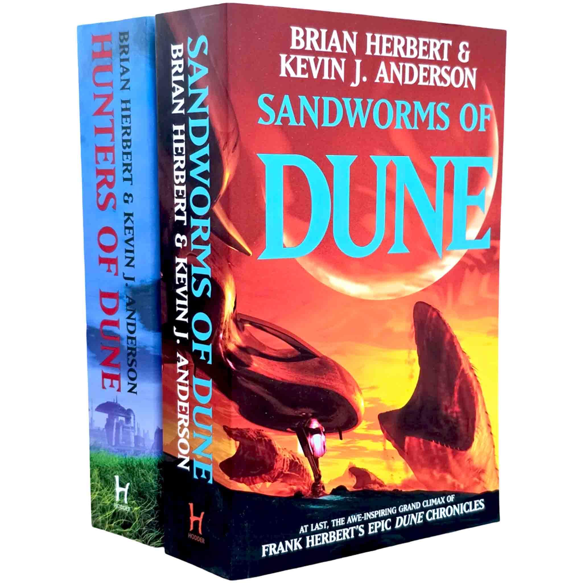 Dune Sequels 2 Books Collection Set – Hunters of Dune & Sandworms of Dune – Epic Sci-Fi Adventure,Thrilling Storylines & Classic Dune Universe Fiction
