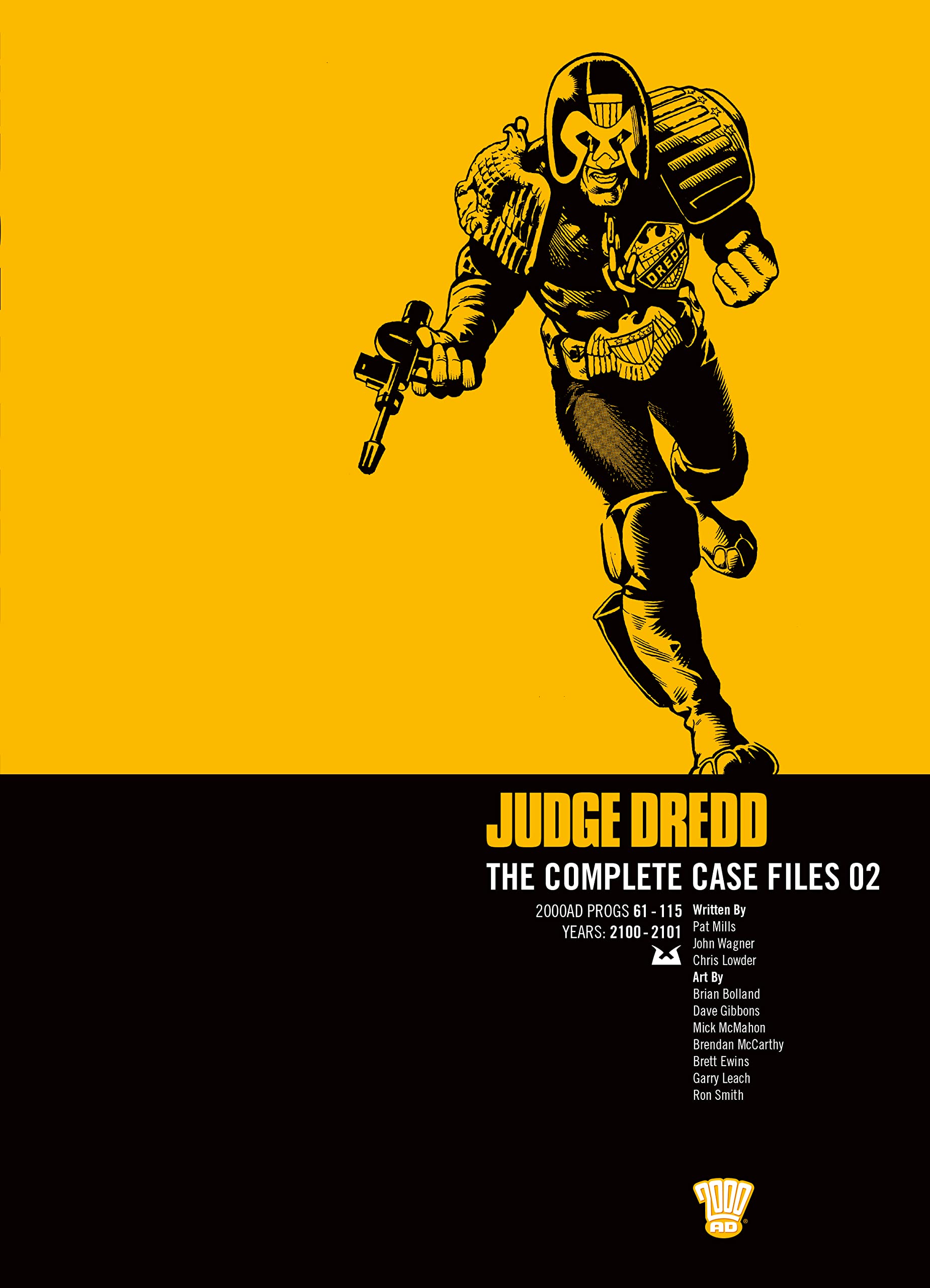 Judge Dredd: The Complete Case Files Book 2 – Classic 2000 AD Graphic Novel | Volume 2 Comic Book Collection for Sci-Fi & Dystopian Comic Fans