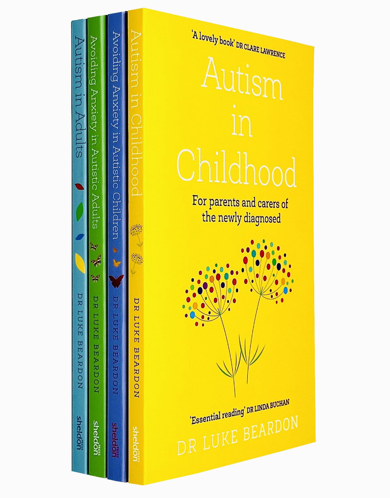 Luke Beardon Collection 4 Books Set– Expert Guides on Autism, Anxiety & Mental Health: Autism in Childhood,Autistic Adults,Coping Strategies & Support