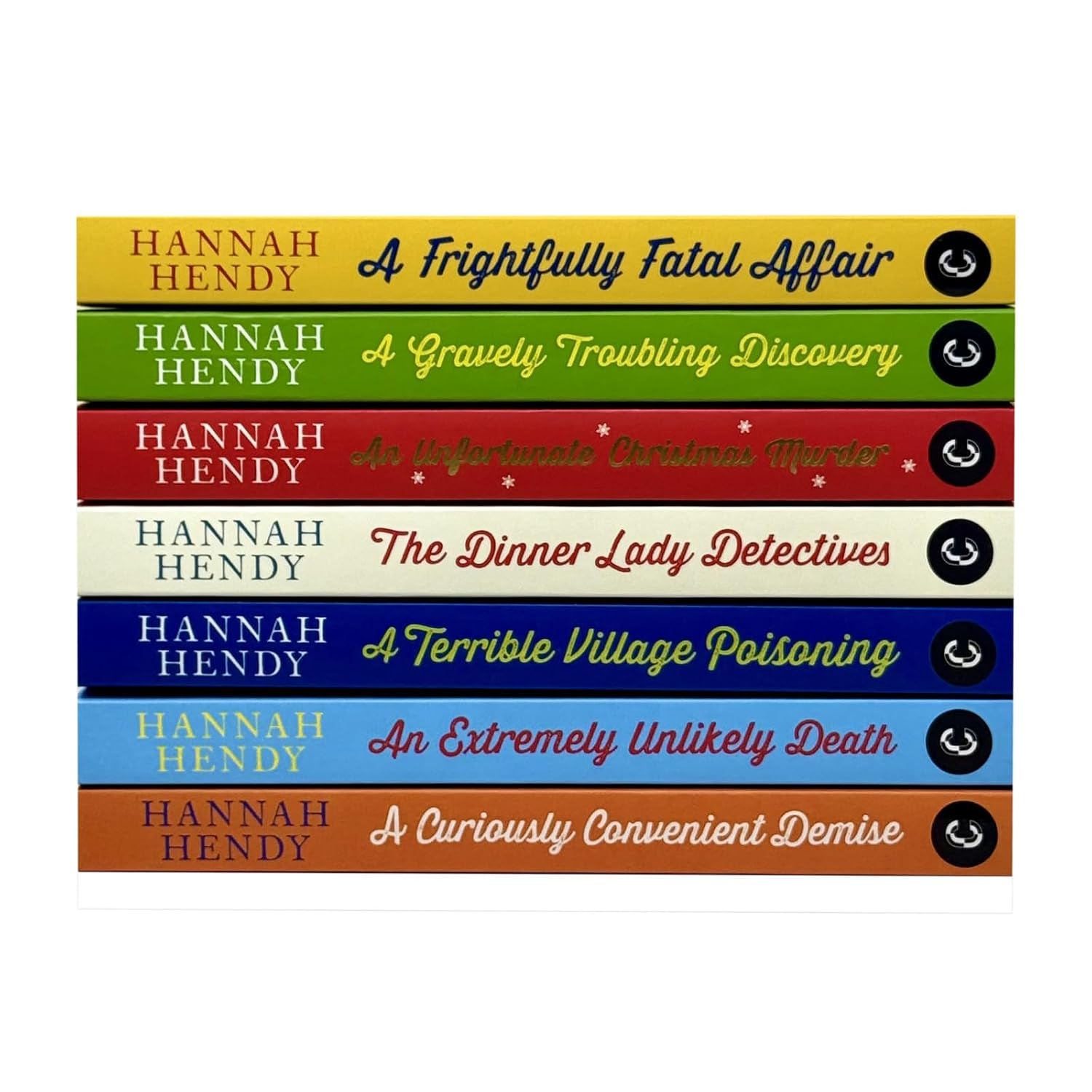 The Dinner Lady Detectives Series 7 Books Collection Set By Hannah Hendy (The Dinner Lady Detectives,An Unfortunate Christmas Murder,A Terrible Village Poisoning,Curiously Convenient Demise & More)