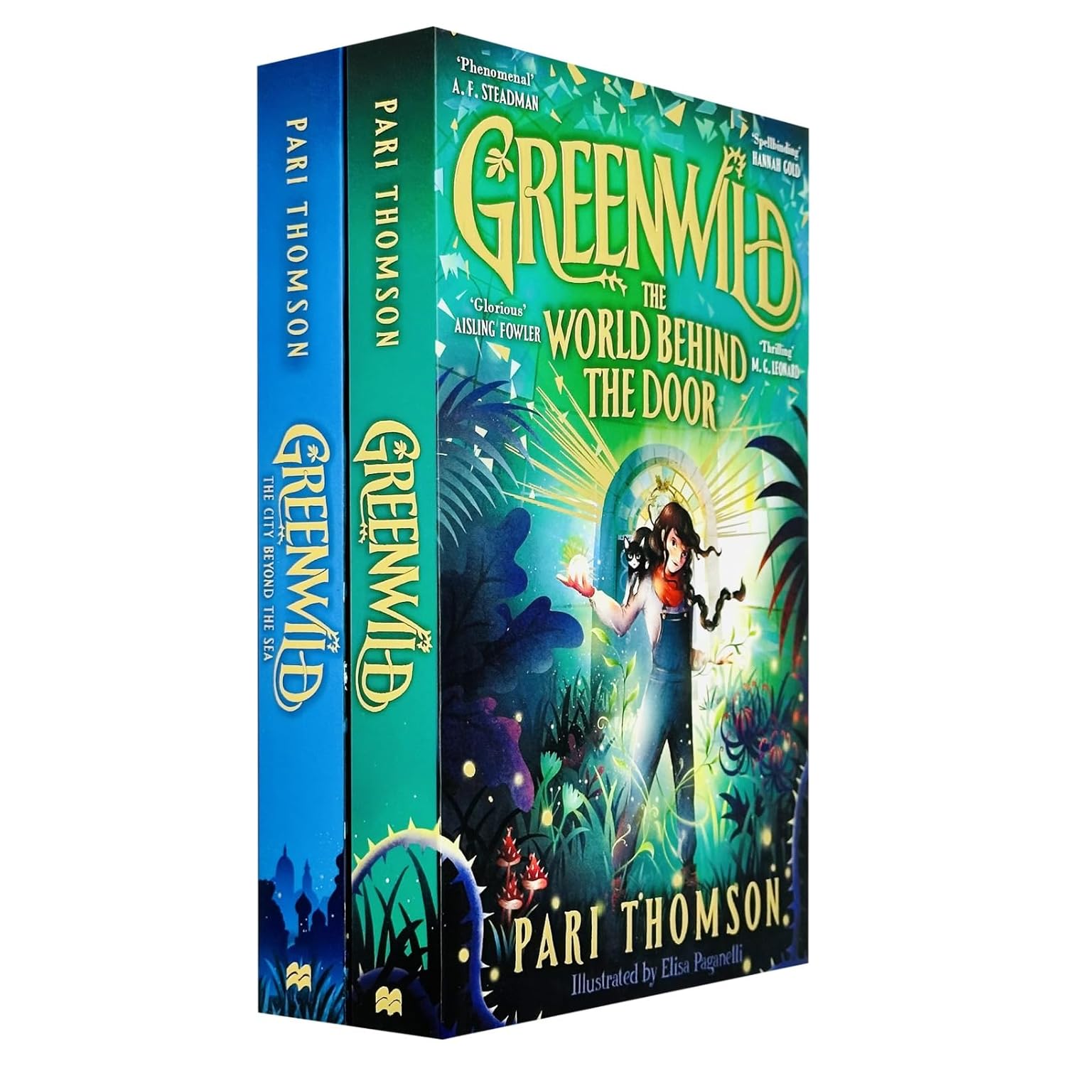 Greenwild Series by Pari Thomson 2 Books Collection Set (The World Behind The Door and The City Beyond the Sea