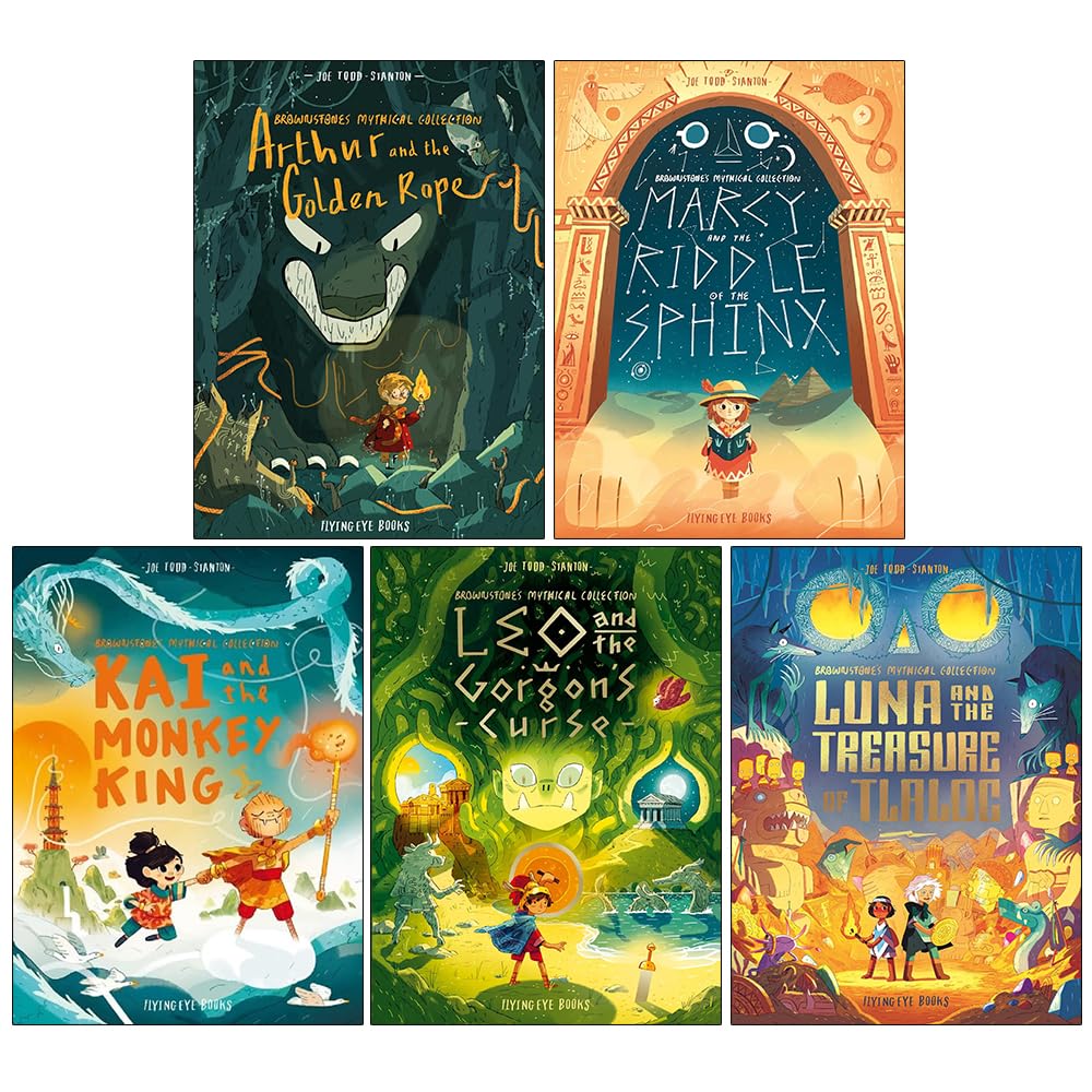 Brownstone's Mythical Collection 5 Books Set By Joe Todd-Stanton