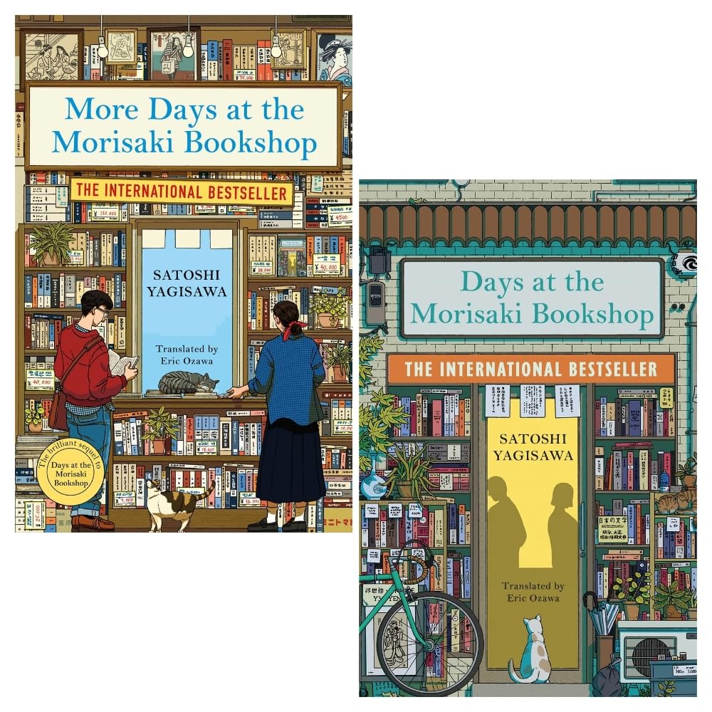 Satoshi Yagisawa Collection 2 Books Set (Days at the Morisaki Bookshop, More Days at the Morisaki Bookshop) | Paperback