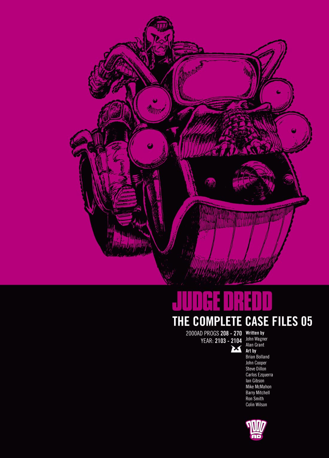 Judge Dredd The Complete Case Files Book 5 Classic 2000 AD Comic Book Collection Graphic Novel for Teens and Adults Volume 5 Sci Fi Series