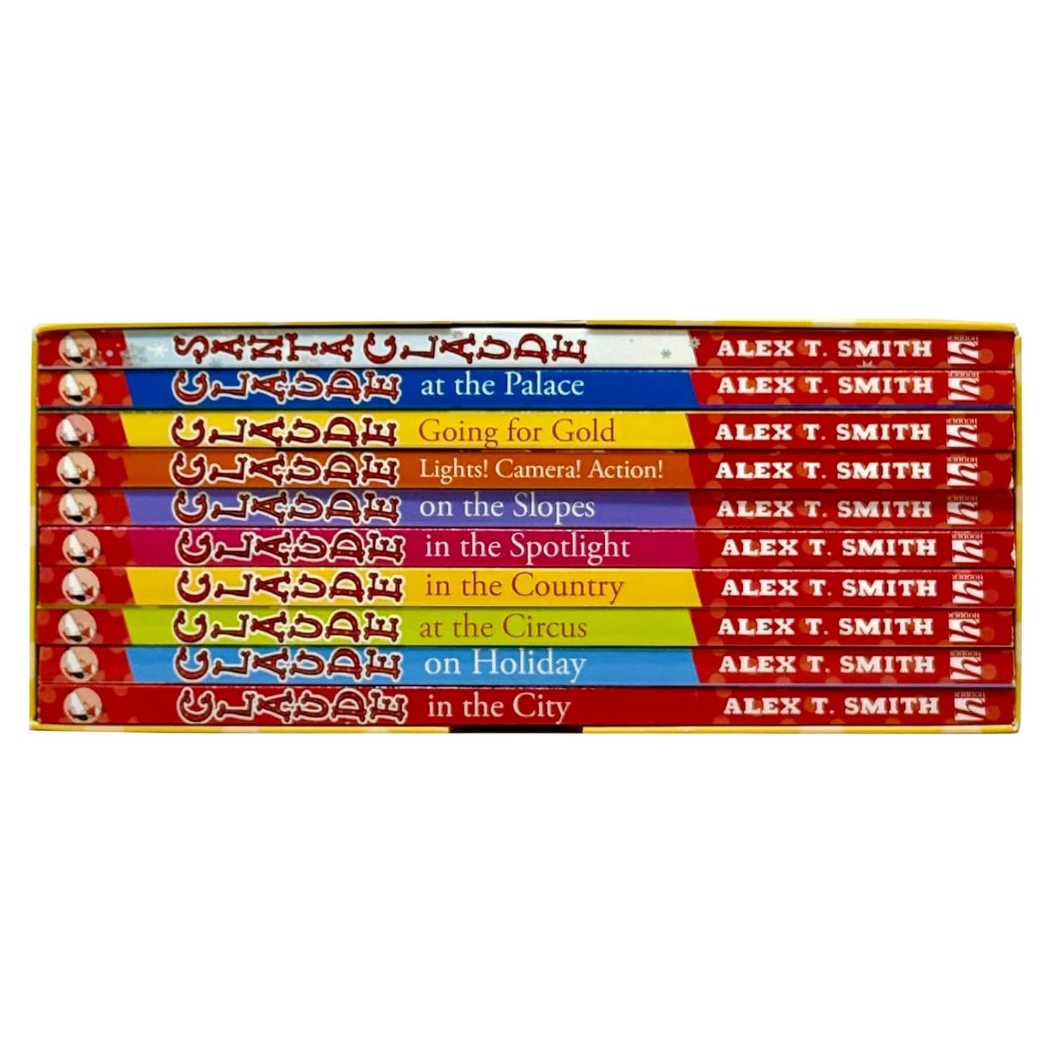 Claude A Rather Smashing Collection 10 Books Set by Alex T. Smith (In The City, On Holiday, At The Circus, In The Country, In The Spotlight, On The Slopes & MORE!)