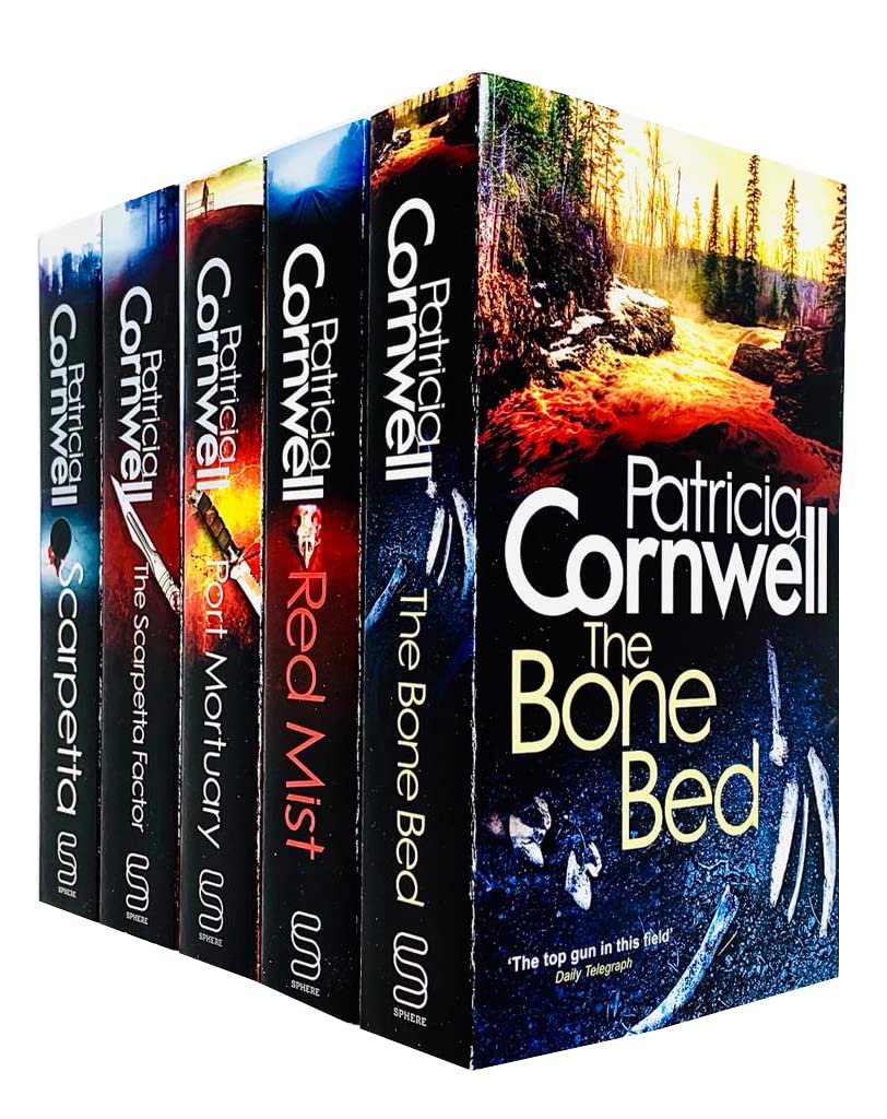 Kay Scarpetta Series 16-20: 5 Books Collection Set By Patricia Cornwell (Scarpetta, The Scarpetta Factor, Port Mortuary, Red Mist, The Bone Bed)