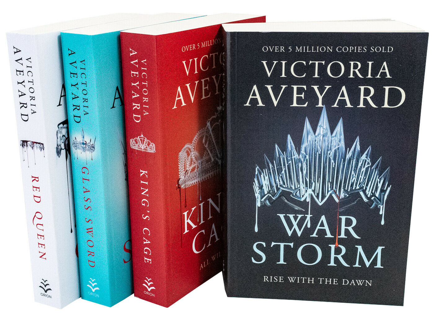 Red Queen Series 4 Book Set by Victoria Aveyard – YA Fantasy Bestselling Collection, Dystopian Adventure Novels for Young Adults, Paperback Fiction