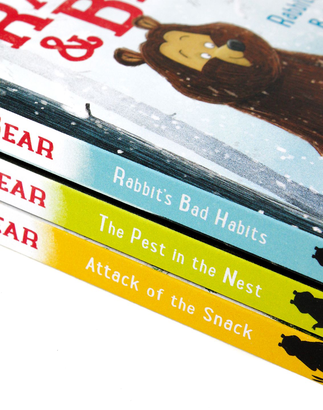 The Rabbit and Bear Collection 3 Books Box Set - Rabbit's Bad Habits, The Pest in the Nest & Attack of the Snack - Fun Adventure Books for Kids