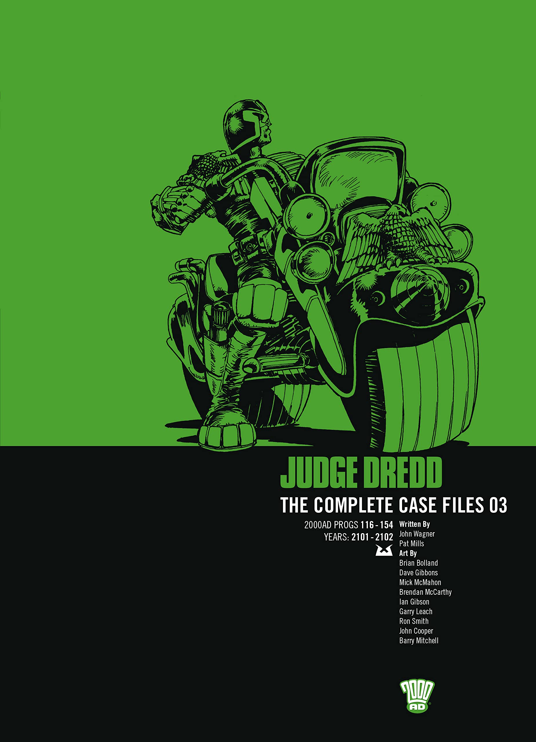 Judge Dredd The Complete Case Files Book 3 Classic 2000 AD Comic Book Collection Graphic Novel for Teens and Adults Volume 3 Sci Fi Series