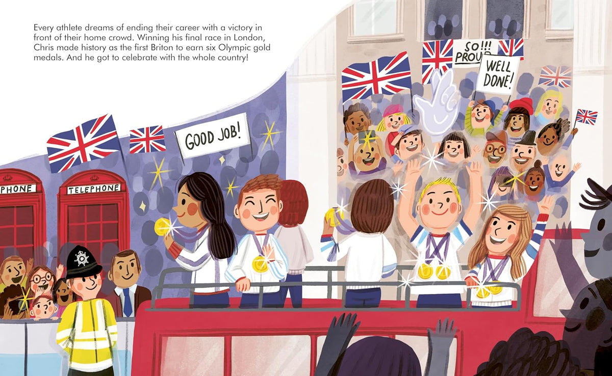 Chris Hoy (136) (Little People, BIG DREAMS) Book by Maria Isabel Sánchez Vegara | Inspirational Children's Biography | Hardcover