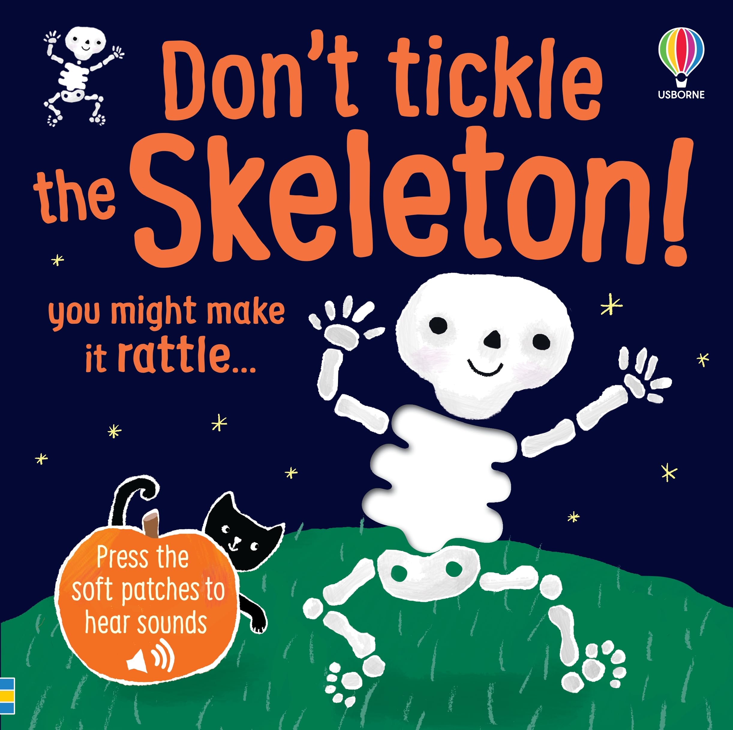 Don't Tickle the Skeleton! (DON'T TICKLE Halloween Touch & Sound Kids Book