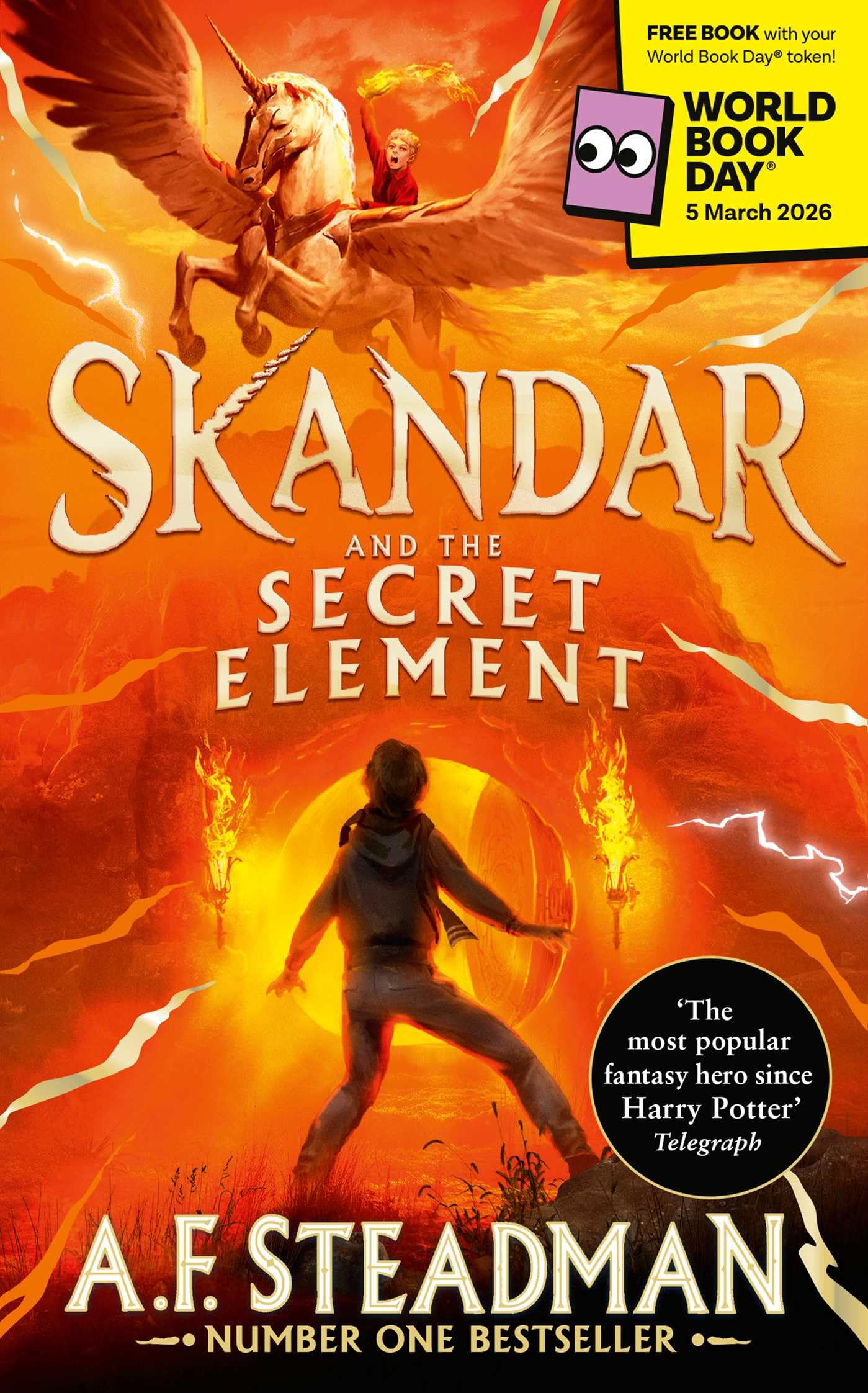 Skandar and the Secret Element: World Book Day 2026 by A.F. Steadman (Paperback)