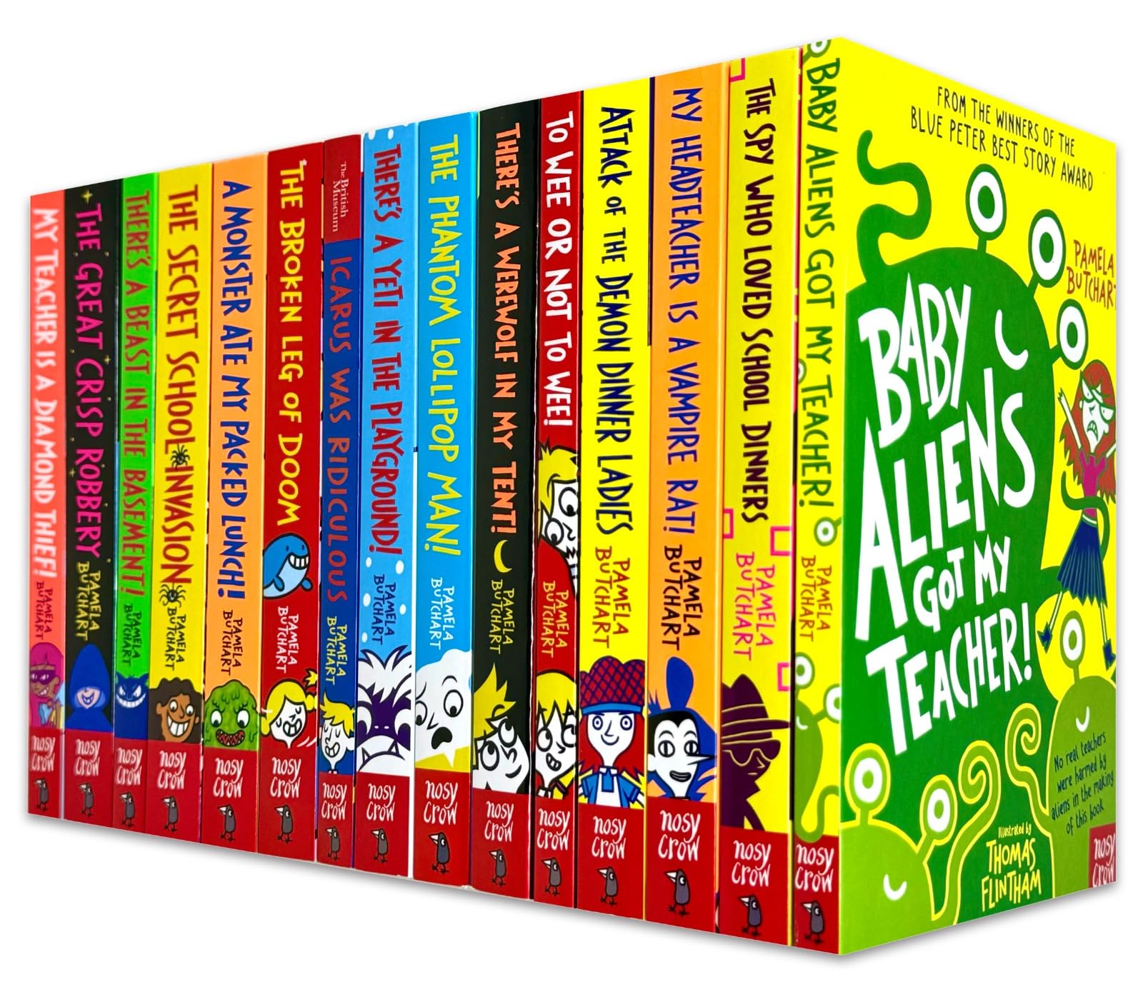 Baby Aliens (Izzy and Friends) Series By Pamela Butchart 15 Books Collection Set (Baby Aliens Got My Teacher, Spy Who Loved School Dinners, My Headteacher is a Vampire Rat and More)