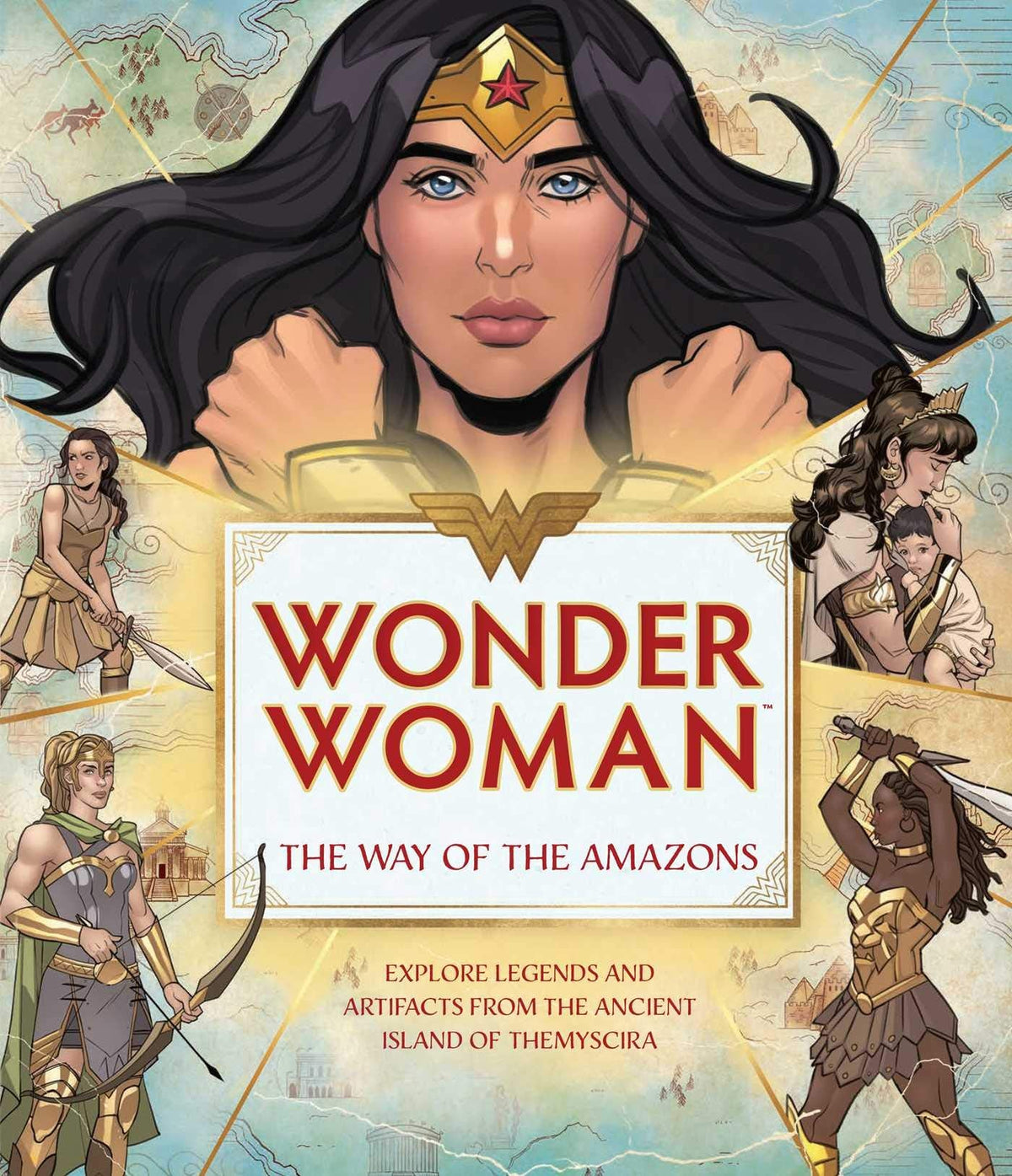Wonder Woman: The Way of the Amazons Book by J.E. Bright | Themyscira History, Amazon Artifacts & Wonder Woman's Story | Hardcover