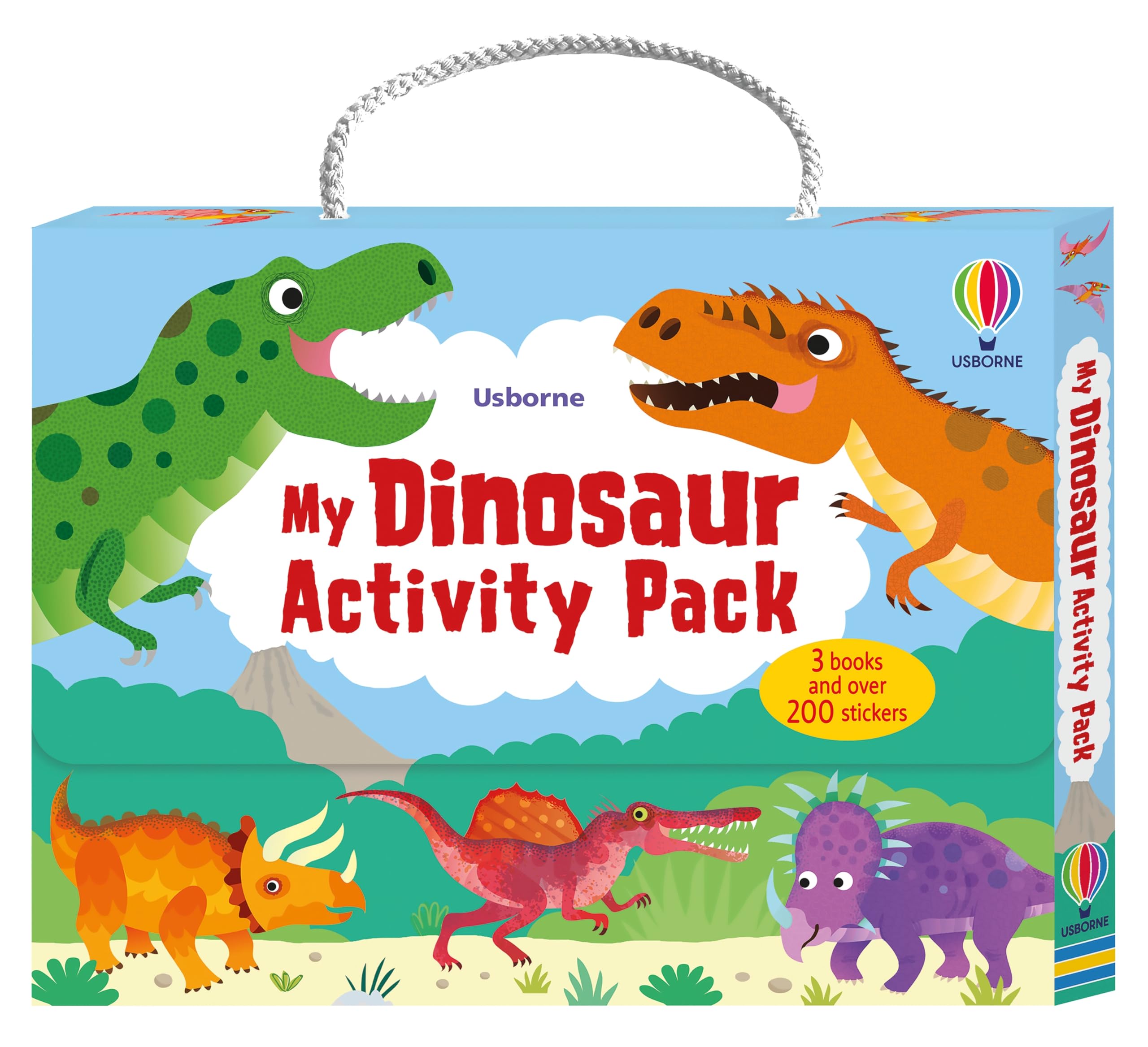 My Dinosaur Activity Pack 3 Book Box Set | Sticker Book with 200+ Stickers, Colouring Book & Spotting Activity Book for Kids