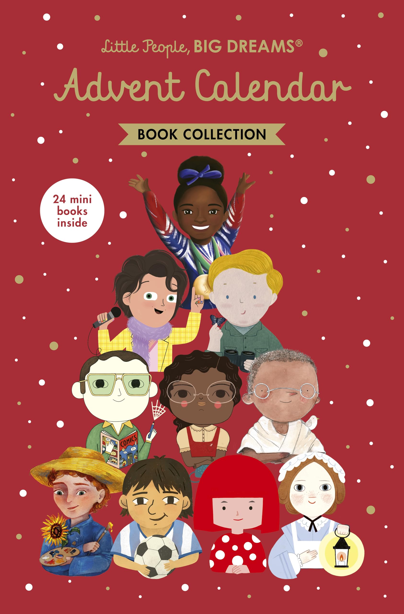 Little People, BIG DREAMS: Advent Calendar Book Collection 2025 Edition – 24 Mini Biographies for Kids, Inspiring Christmas Countdown Gift