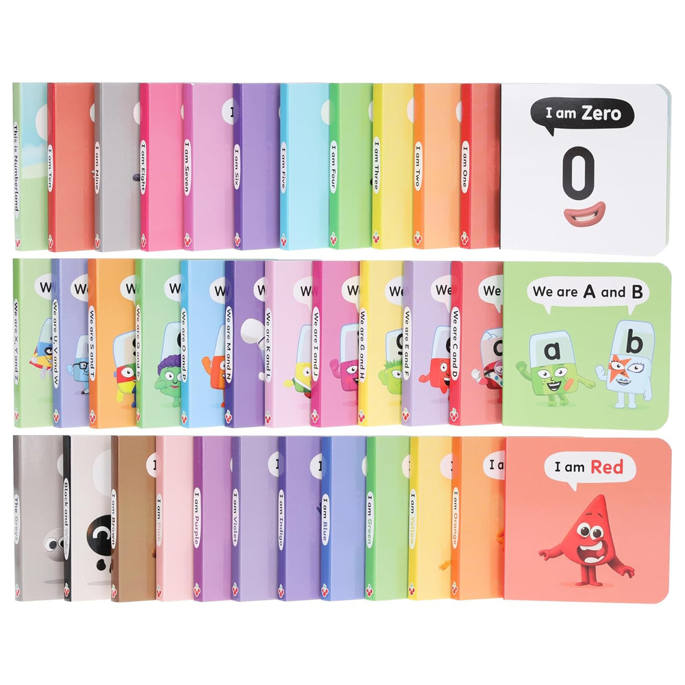 A Case of Numberblocks, Alphablocks and Colourblocks 36 Mini Board Boo