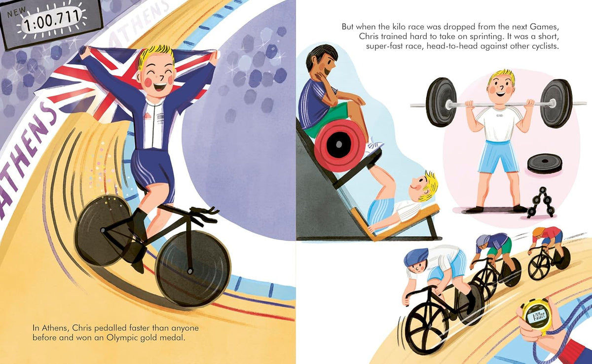 Chris Hoy (136) (Little People, BIG DREAMS) Book by Maria Isabel Sánchez Vegara | Inspirational Children's Biography | Hardcover
