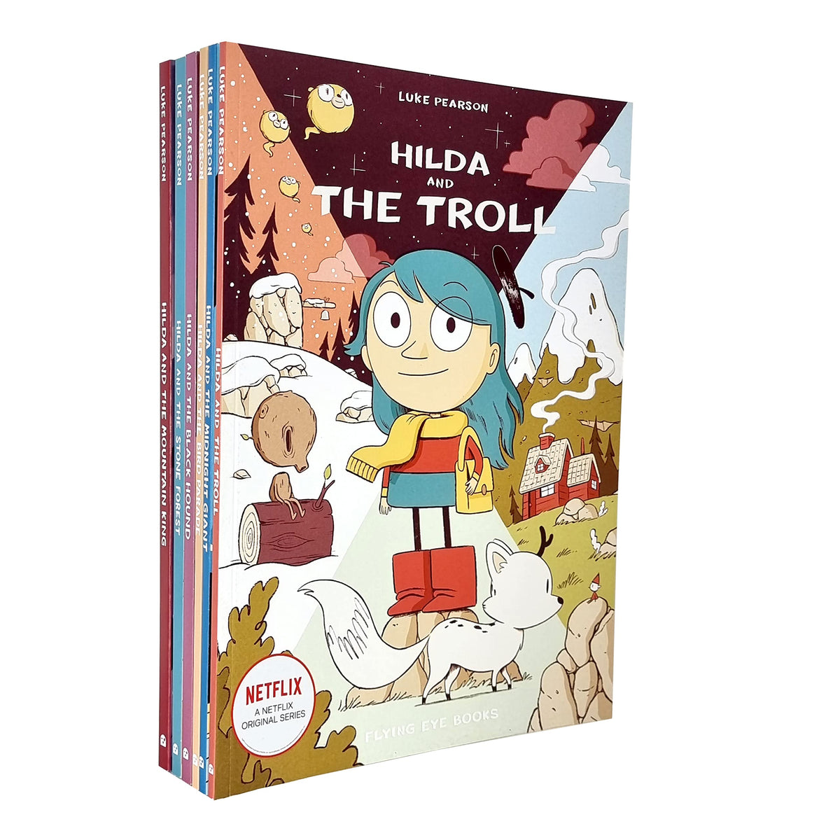 Hildafolk Comics Collection 6 Books Set By Luke Pearson