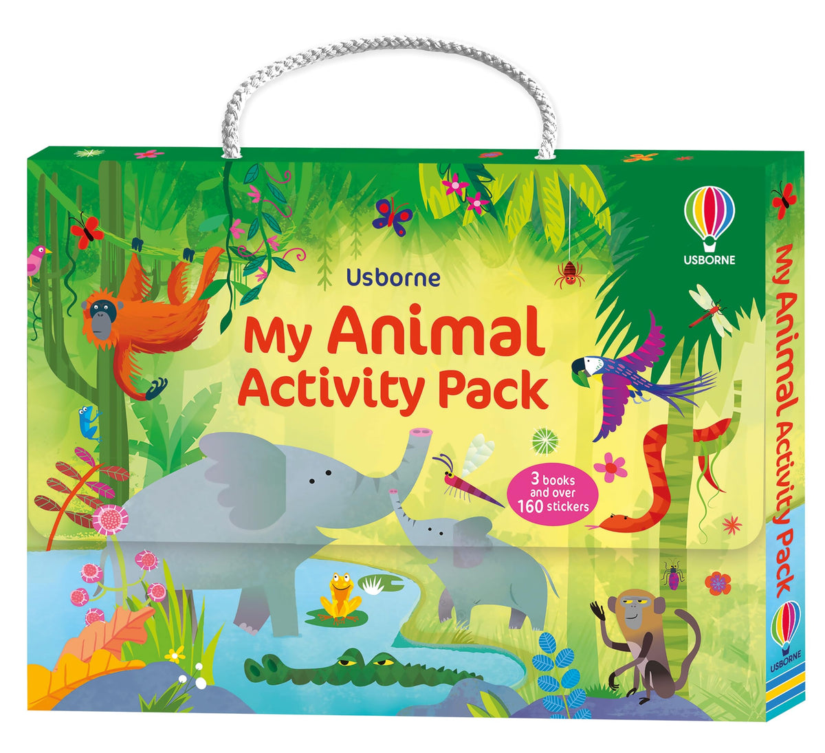 Animals Activity Pack 3 Book Box Set | Sticker Book with 200+ Stickers, Colouring Book & Spotting Activity Book for Kids