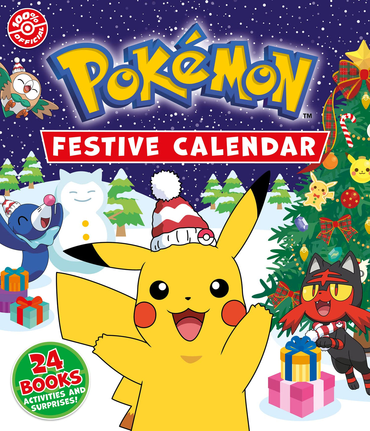 Pokémon Festive Advent Calendar – 24 Mini Books, Activities & Crafts – Christmas Countdown Gift for Kids & Pokémon Fans