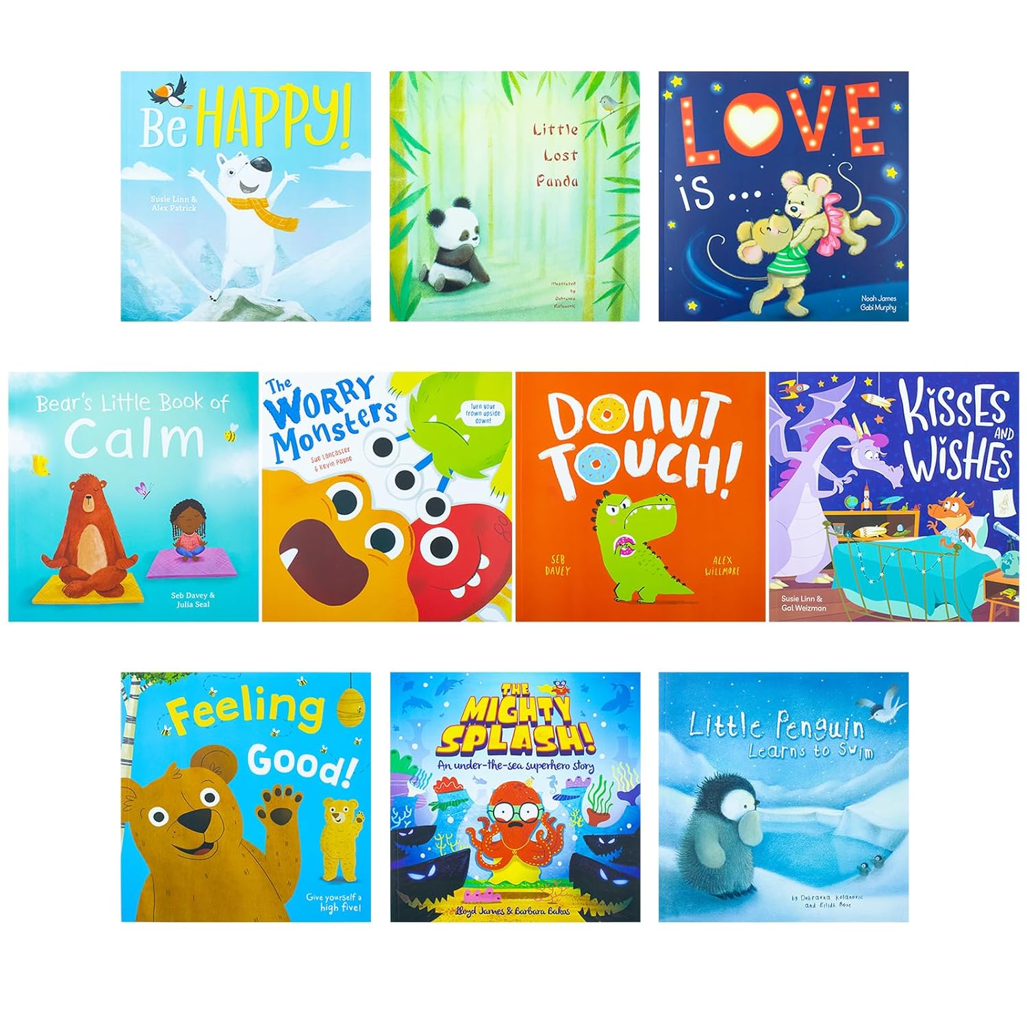 Best Behaviour - Let's Talk About Our Behaviour and Feelings 10 Illustrated Stories Book Collection: (The Worry Monsters, Educational Storybooks on Emotions, Feelings, Kindness, Tantrums & Social Skills for Kids & Toddlers)