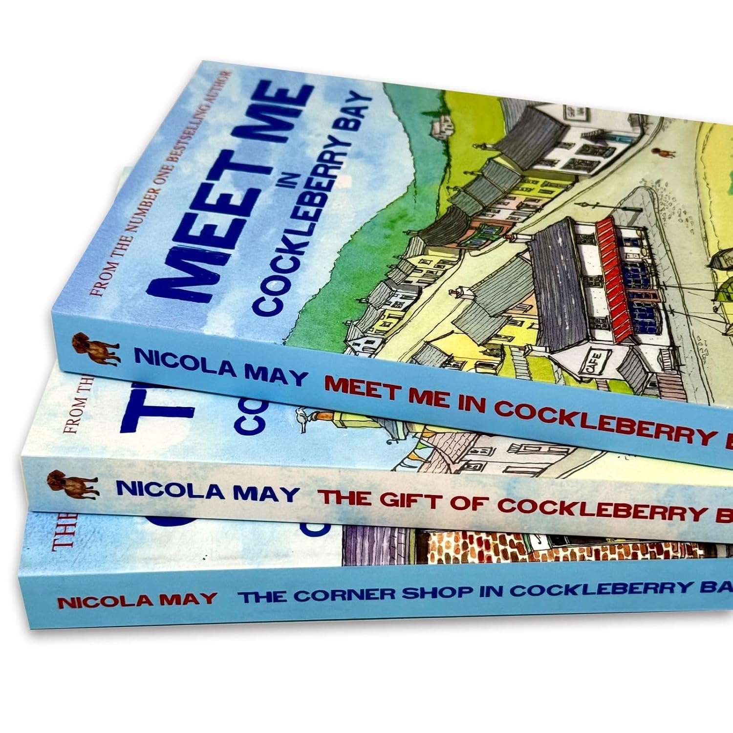 Cockleberry Bay Series 1-3 Books Collection Set by Nicola May (The Corner Shop in Cockleberry Bay, Meet Me in Cockleberry Bay and The Gift of Cockleberry Bay)