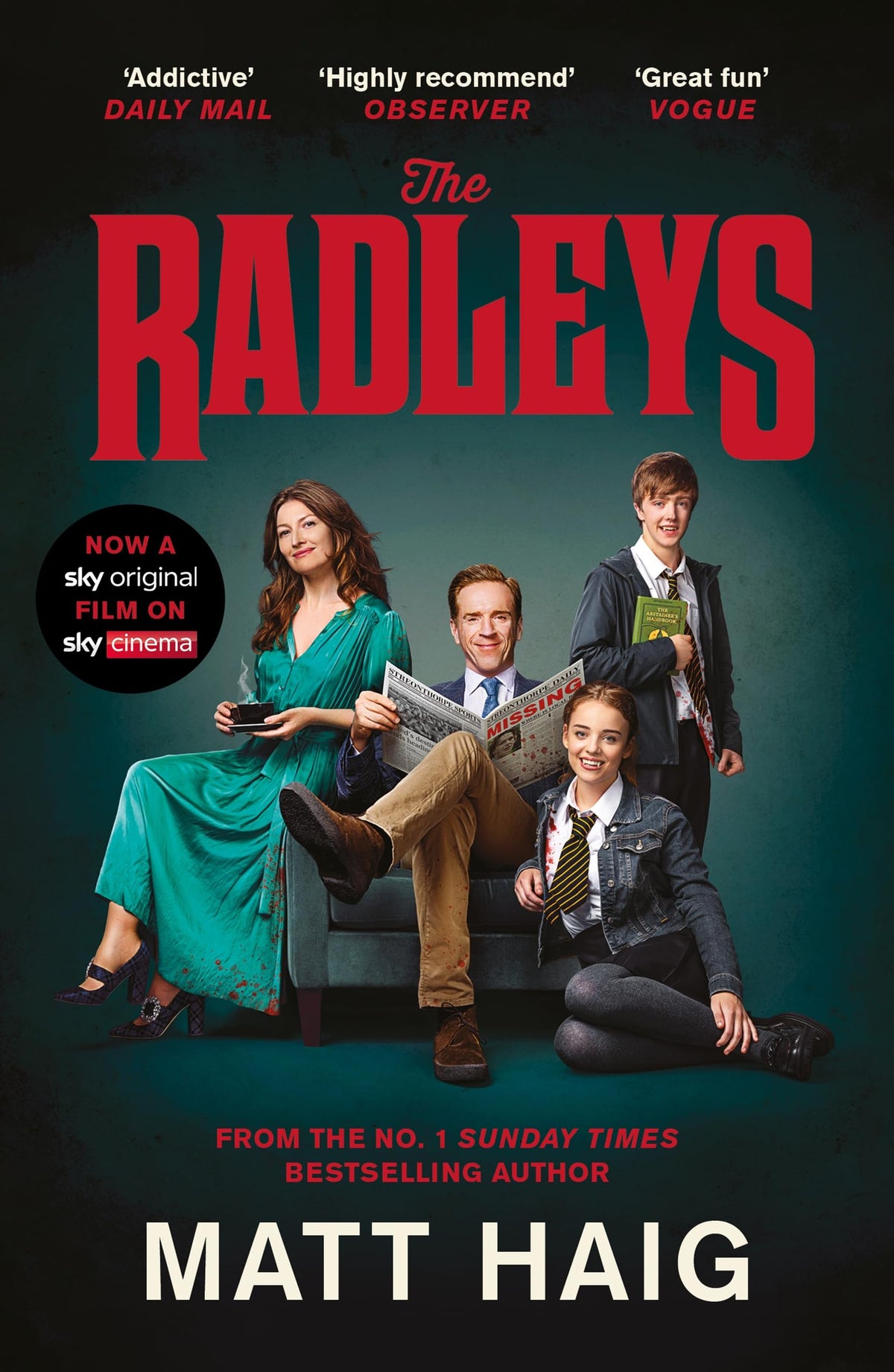 The Radleys, A powerful fiction novel in paperback exploring family dynamics and emotional storytelling Book for ages 12+ By Matt Haig
