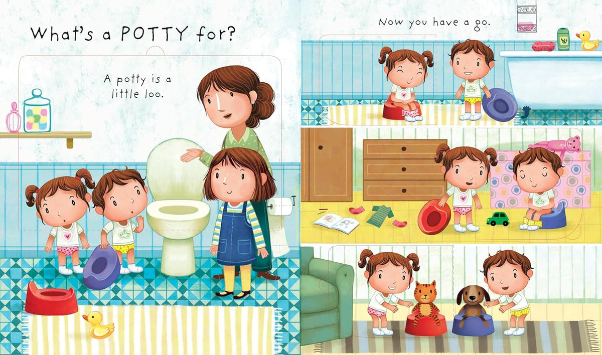 Usborne Lift-the-flap Why Do We Need A Potty? by Katie Daynes (Very First Lift-the-Flap Questions and Answers) | Board Book