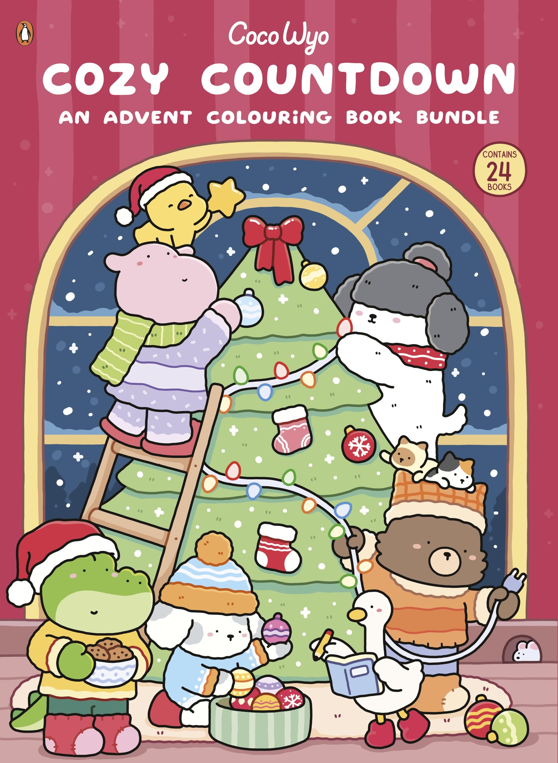 Coco Wyo: Cozy Countdown - A Christmas Advent Colouring Book Bundle