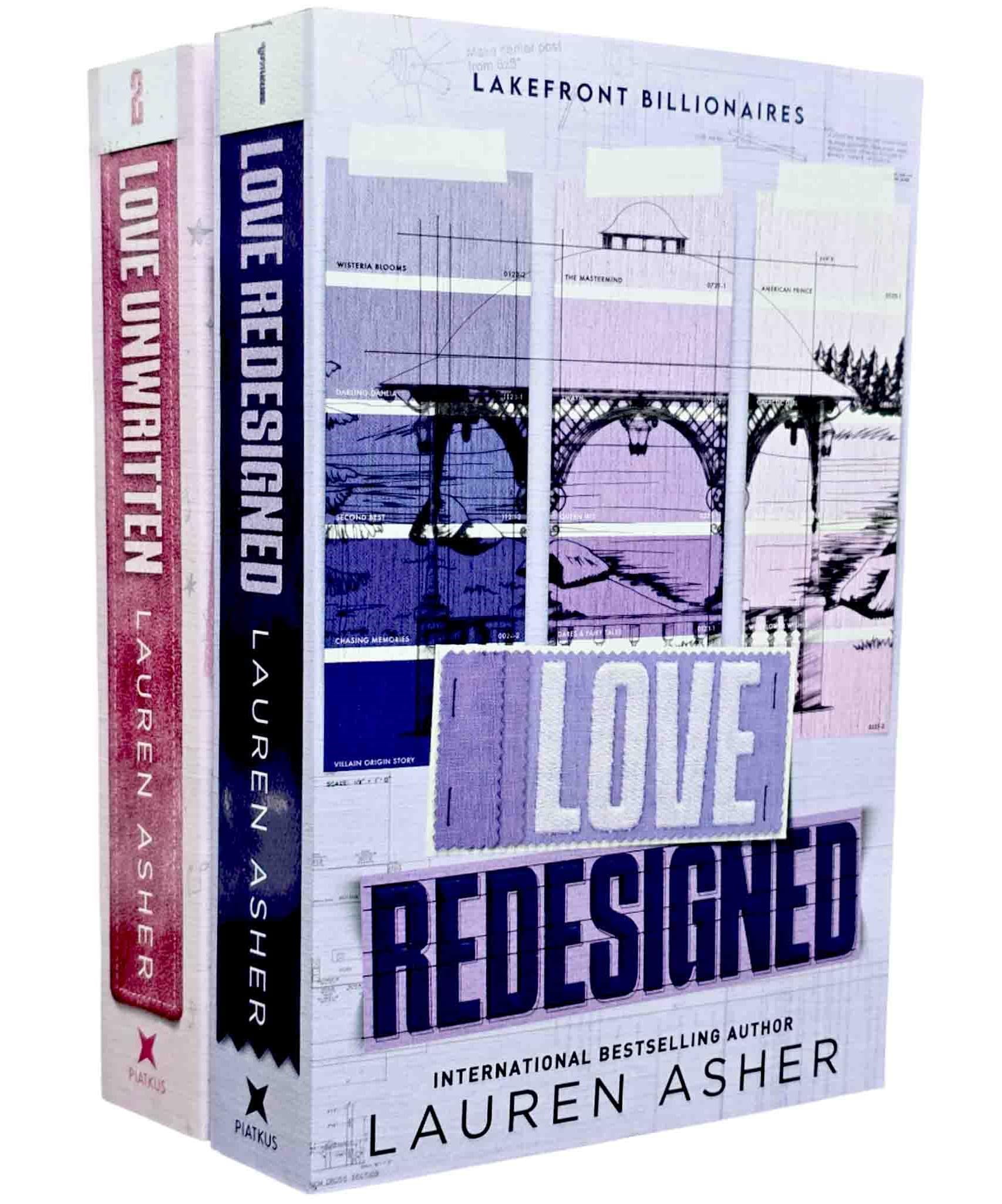 Lakefront Billionaires Series 2 Books Collection Set (Love Redesigned and Love Unwritten)
