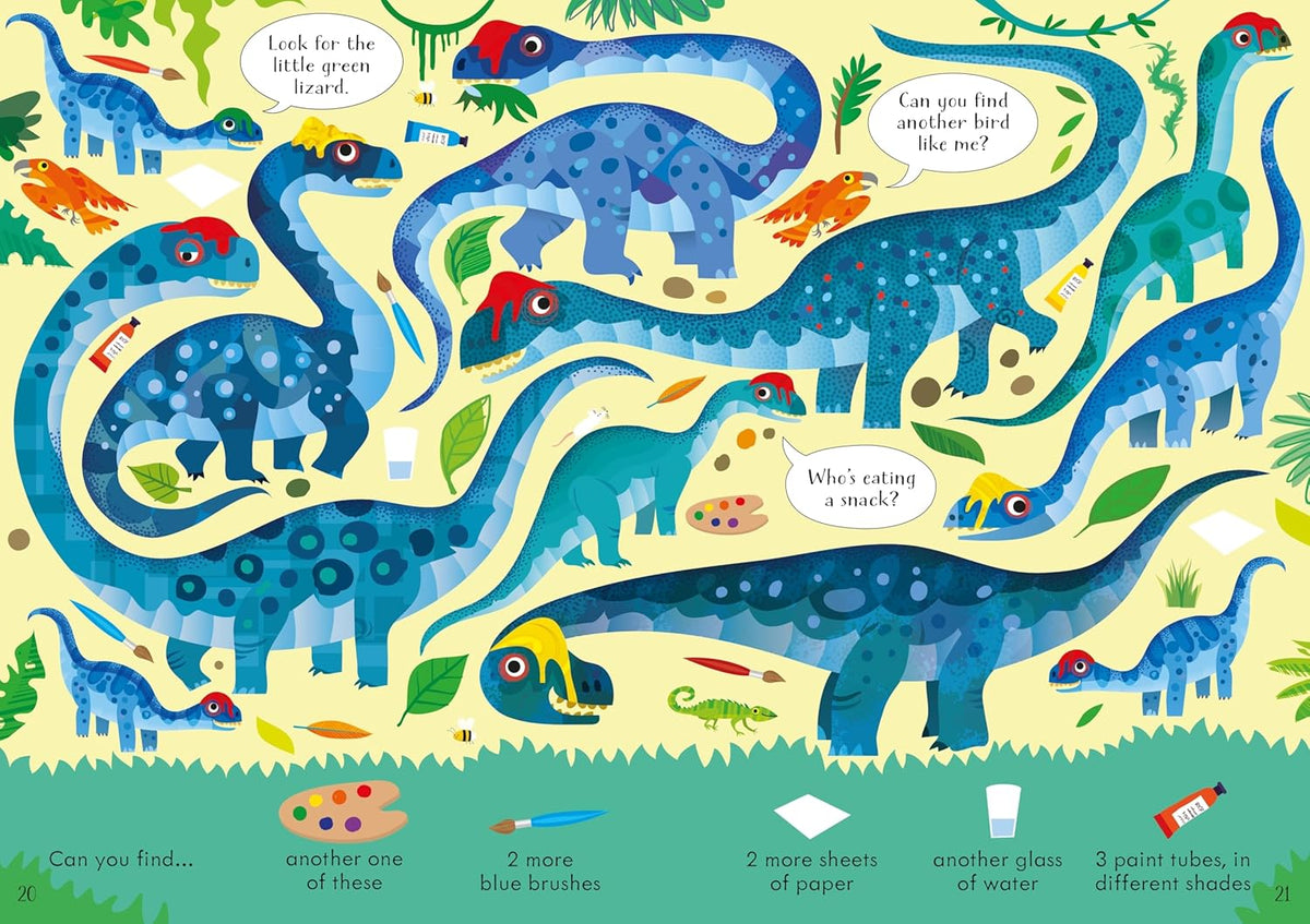 My Dinosaur Activity Pack 3 Book Box Set | Sticker Book with 200+ Stickers, Colouring Book & Spotting Activity Book for Kids
