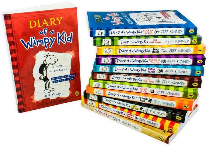 Diary of a Wimpy Kid Collection: 12 Books - Fun for Kids 8+ year