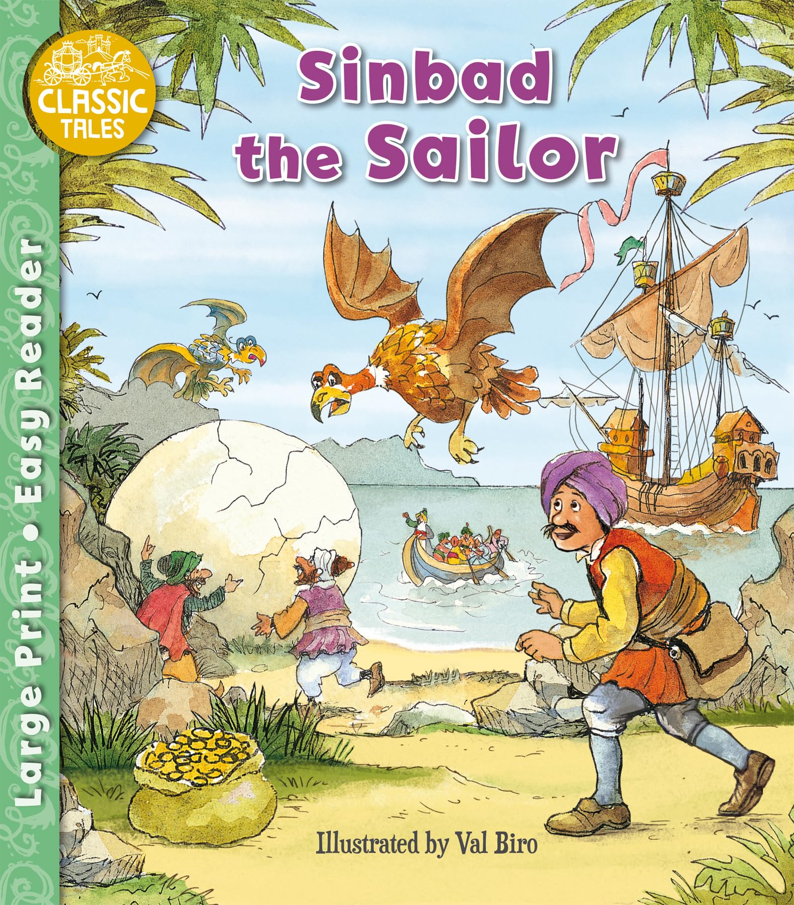 Sinbad the Sailor Book - A Thrilling Adventure in Classic Tales Easy Readers for Kids Aged 6+ Years
