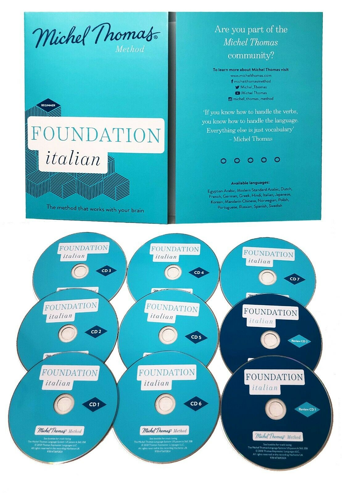 Foundation Italian Book New Edition– Learn Italian with the Michel Thomas Method| Beginner & Intermediate Lessons, Grammar, Vocabulary & Pronunciation