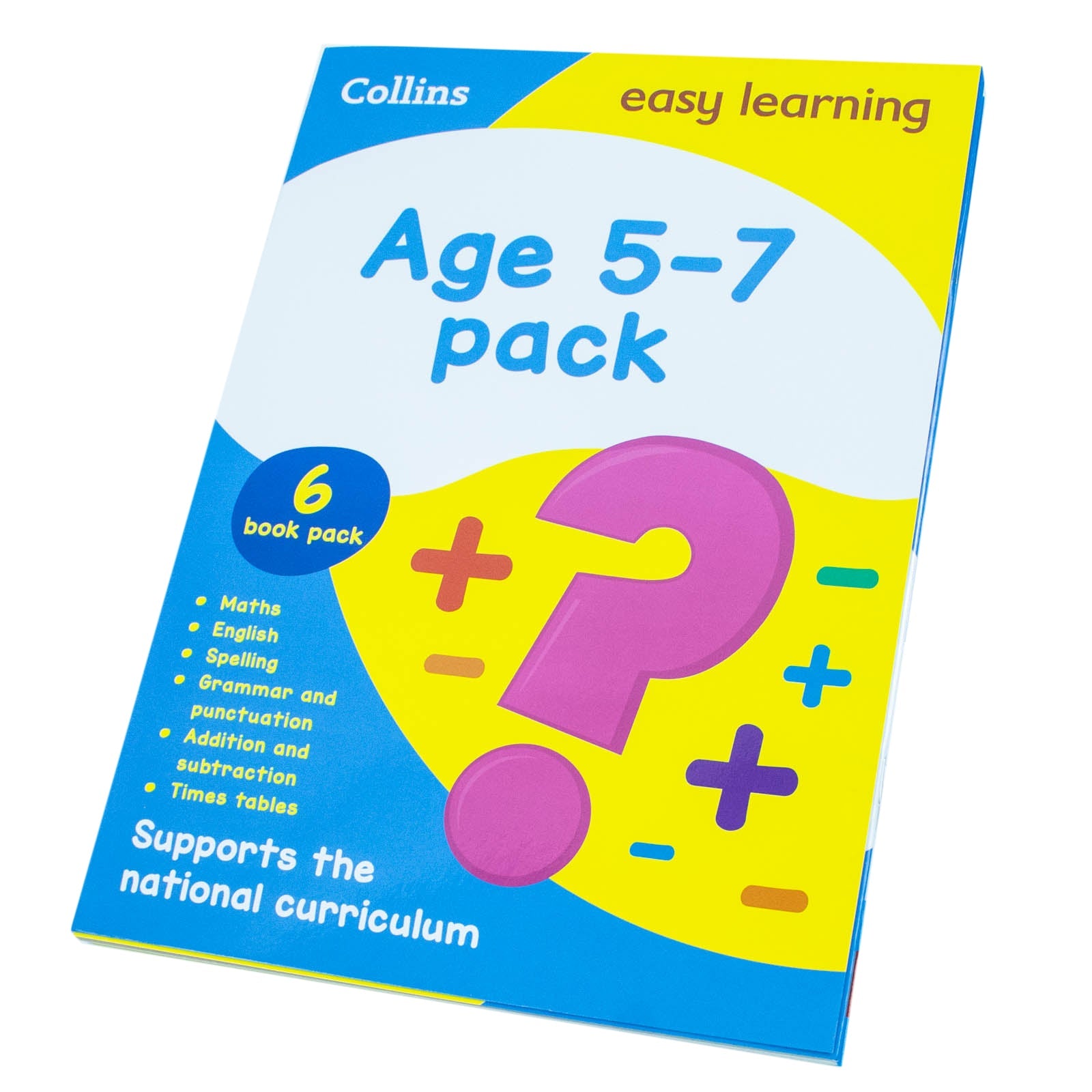 Collins Easy Learning Starter Set (Ages 5–7) – KS1 Educational Books | Fun Home Learning, Literacy, Phonics, Numbers, Writing, Math, Workbooks
