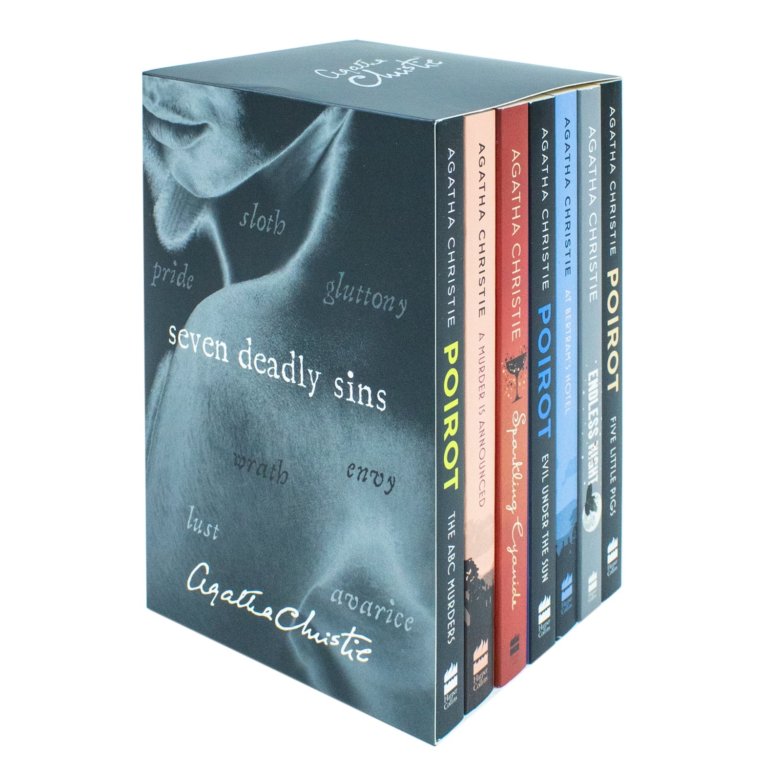 Agatha Christie Seven Deadly Sins Collection 7 Books Box Set (Five Little Pigs, Endless Night, At Betram's Hotel & More)