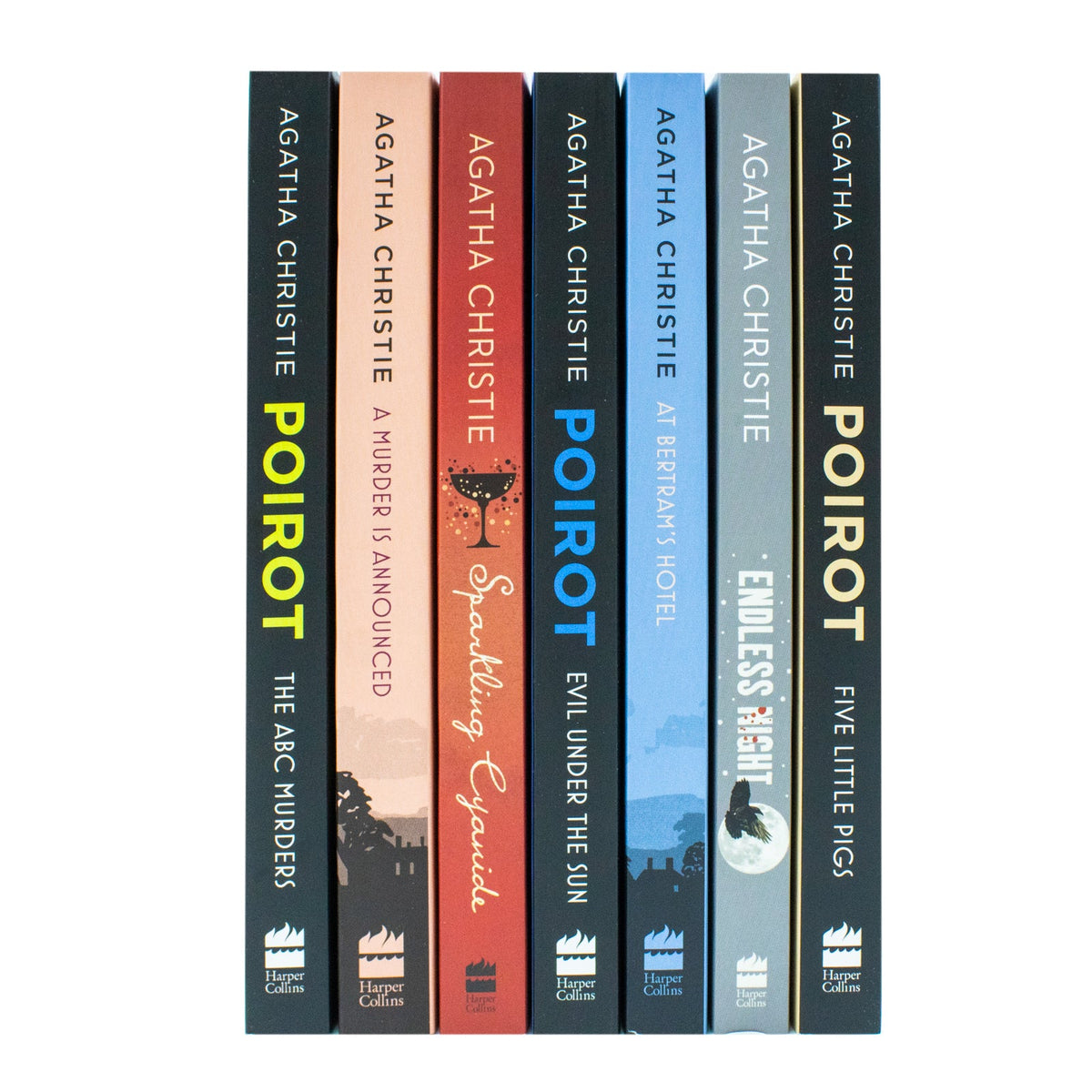 Agatha Christie Seven Deadly Sins Collection 7 Books Box Set (Five Little Pigs, Endless Night, At Betram's Hotel & More)
