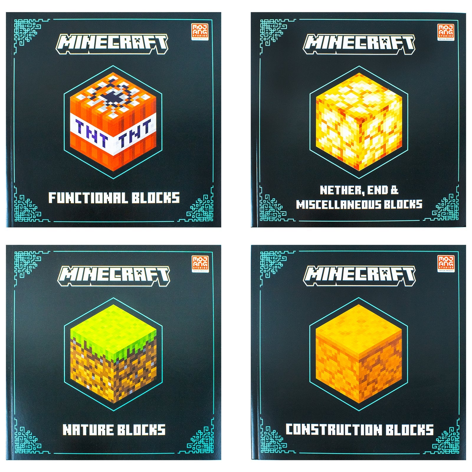Minecraft Blocks Complete Collection 4 book set: The Definitive Illustrated Guide To Over 600 Blocks