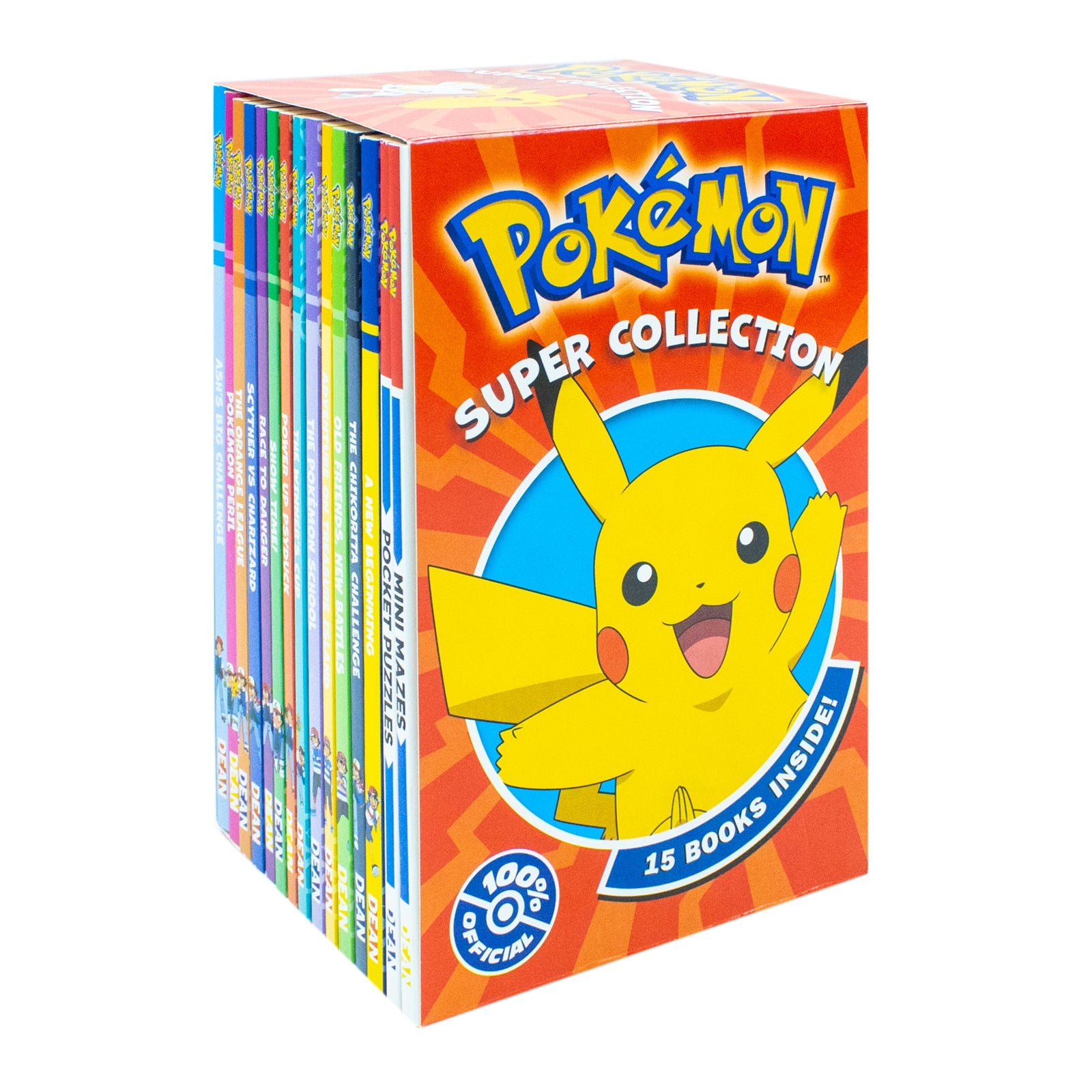 Pokémon Super Collection Series Books 1–15 Box Set by Tracey West | Adventure Kids Book Series, Collectible Fiction, Reading Fun for Young Readers