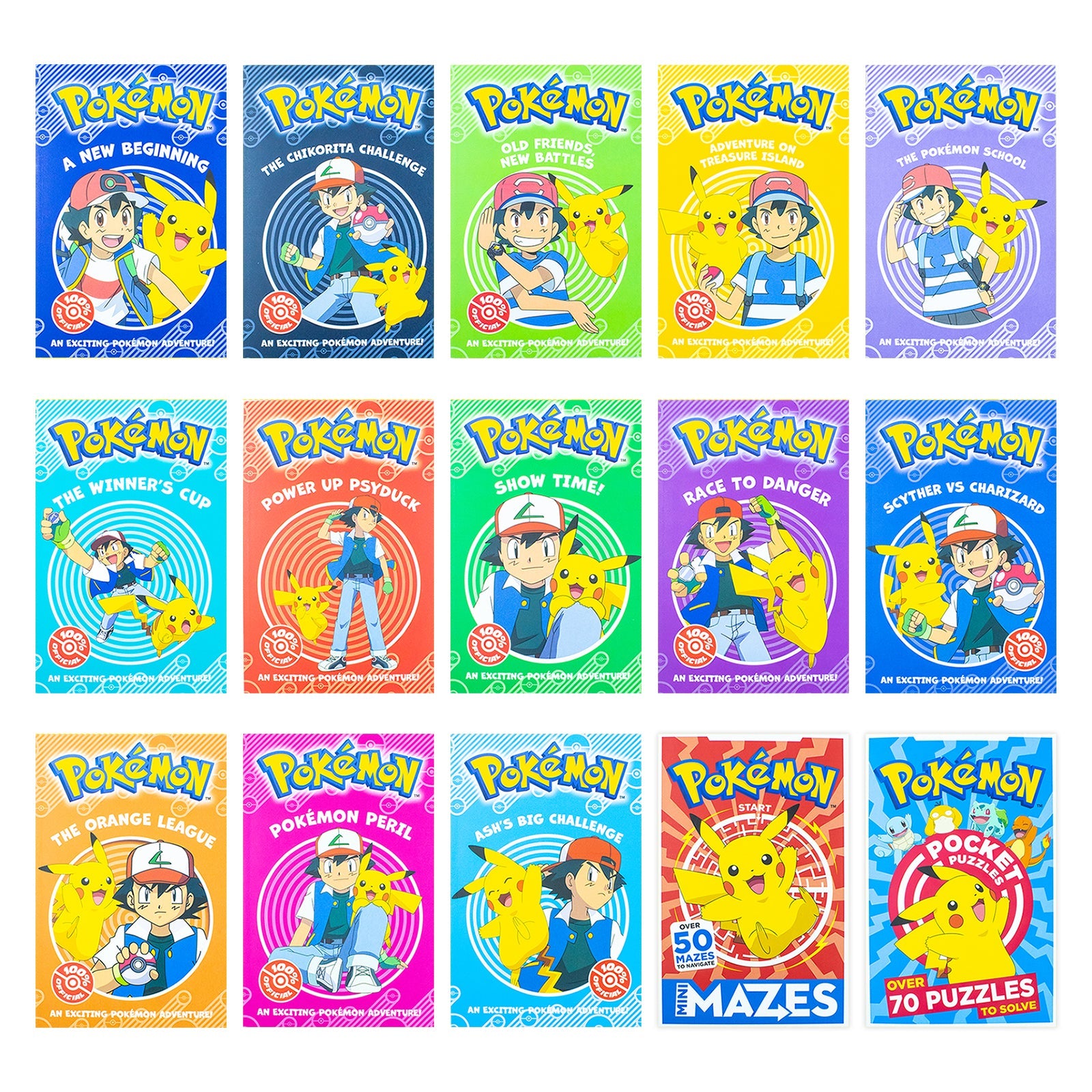 Pokemon Super Collection Box Set - 15 Adventure Books for Kids