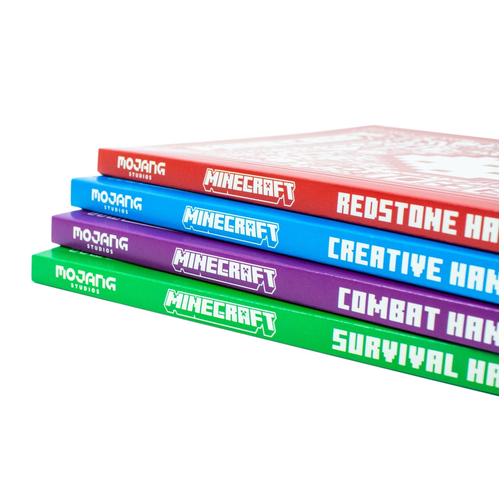 Minecraft Combat Handbook 4-Book Box Set – Ultimate Gaming Guide for Kids! Adventure, Crafting, Survival, Multiplayer & Strategy by Mojang