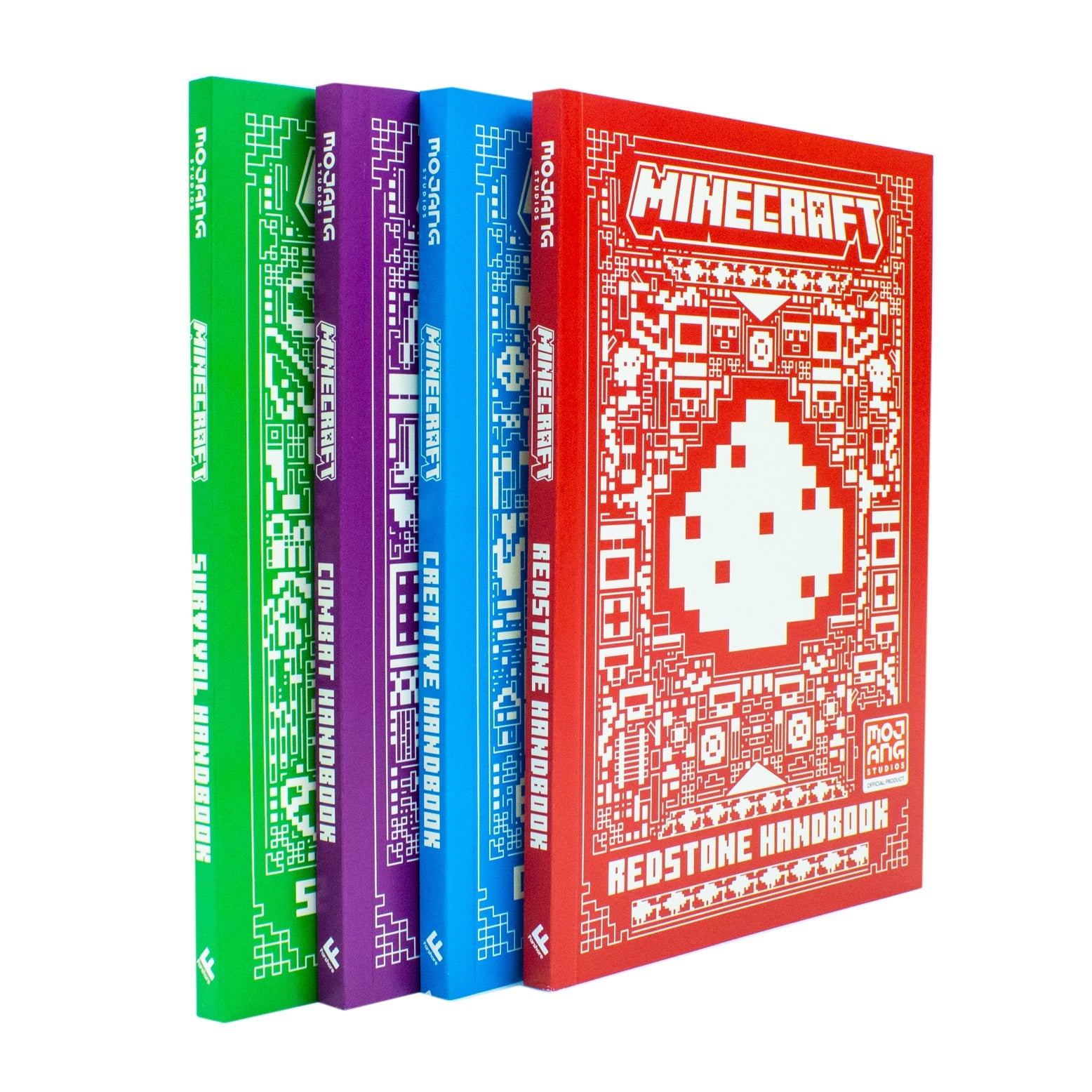 Minecraft Combat Handbook 4-Book Box Set – Ultimate Gaming Guide for Kids! Adventure, Crafting, Survival, Multiplayer & Strategy by Mojang