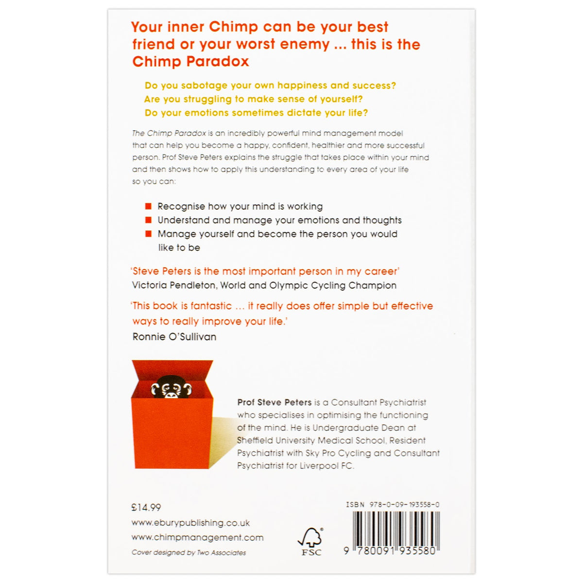 The Chimp Paradox : The Acclaimed Mind Management Programme to Help You Achieve Success, Confidence and Happiness