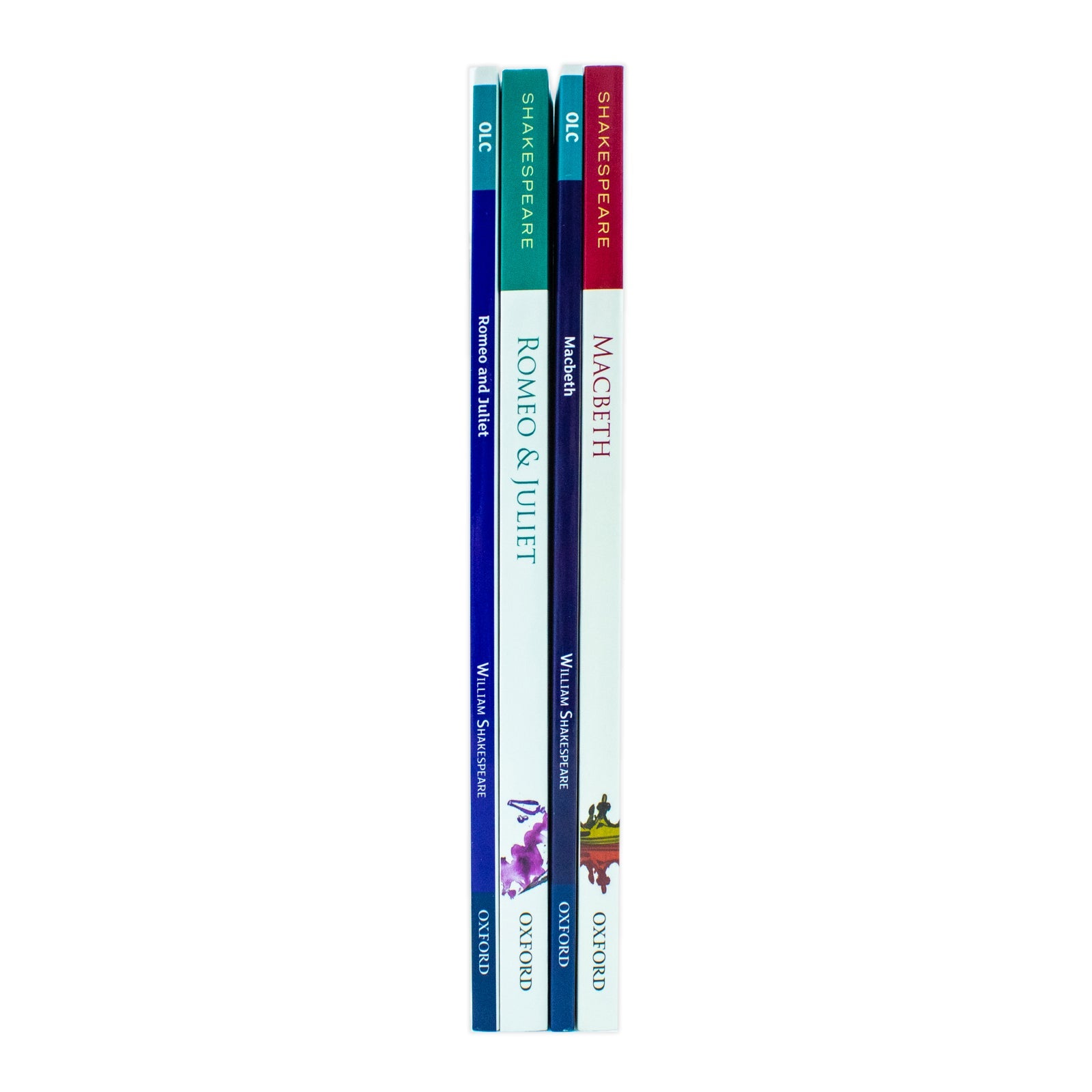 Oxford School William Shakespeare 4 Books Collection Set (Macbeth, Macbeth Oxford Literature Companions and Romeo and Juliet and Romeo and Juliet Oxford Literature Companions)
