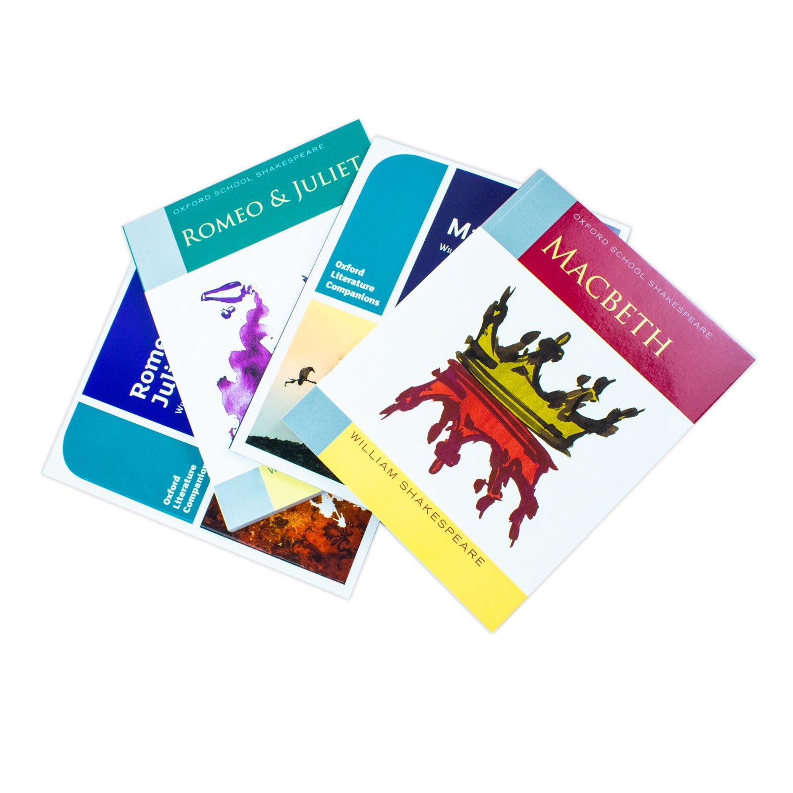 Oxford School William Shakespeare 4 Books Collection Set (Macbeth, Macbeth Oxford Literature Companions and Romeo and Juliet and Romeo and Juliet Oxford Literature Companions)